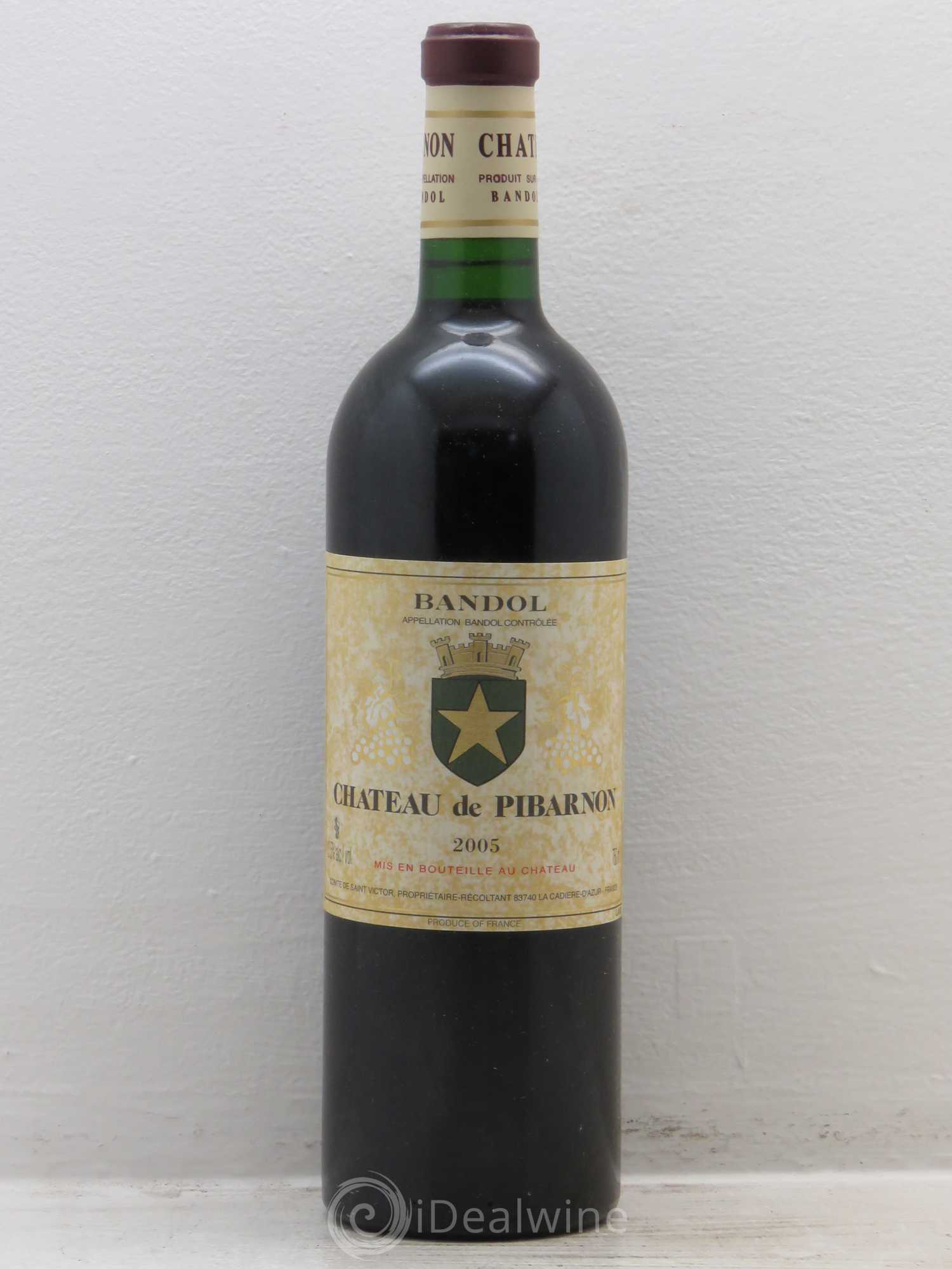 Bandol Château de Pibarnon Comte de Saint-Victor 2005 - Lot de 1 bouteille - 0