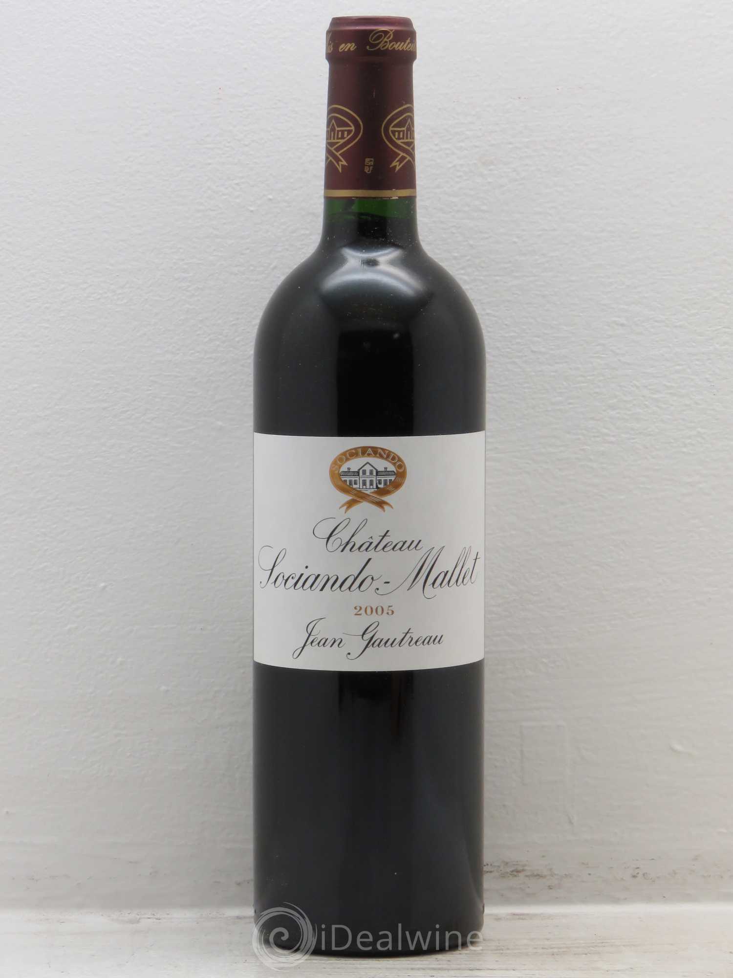 Château Sociando Mallet 2005 - Lot de 6 bouteilles - 0