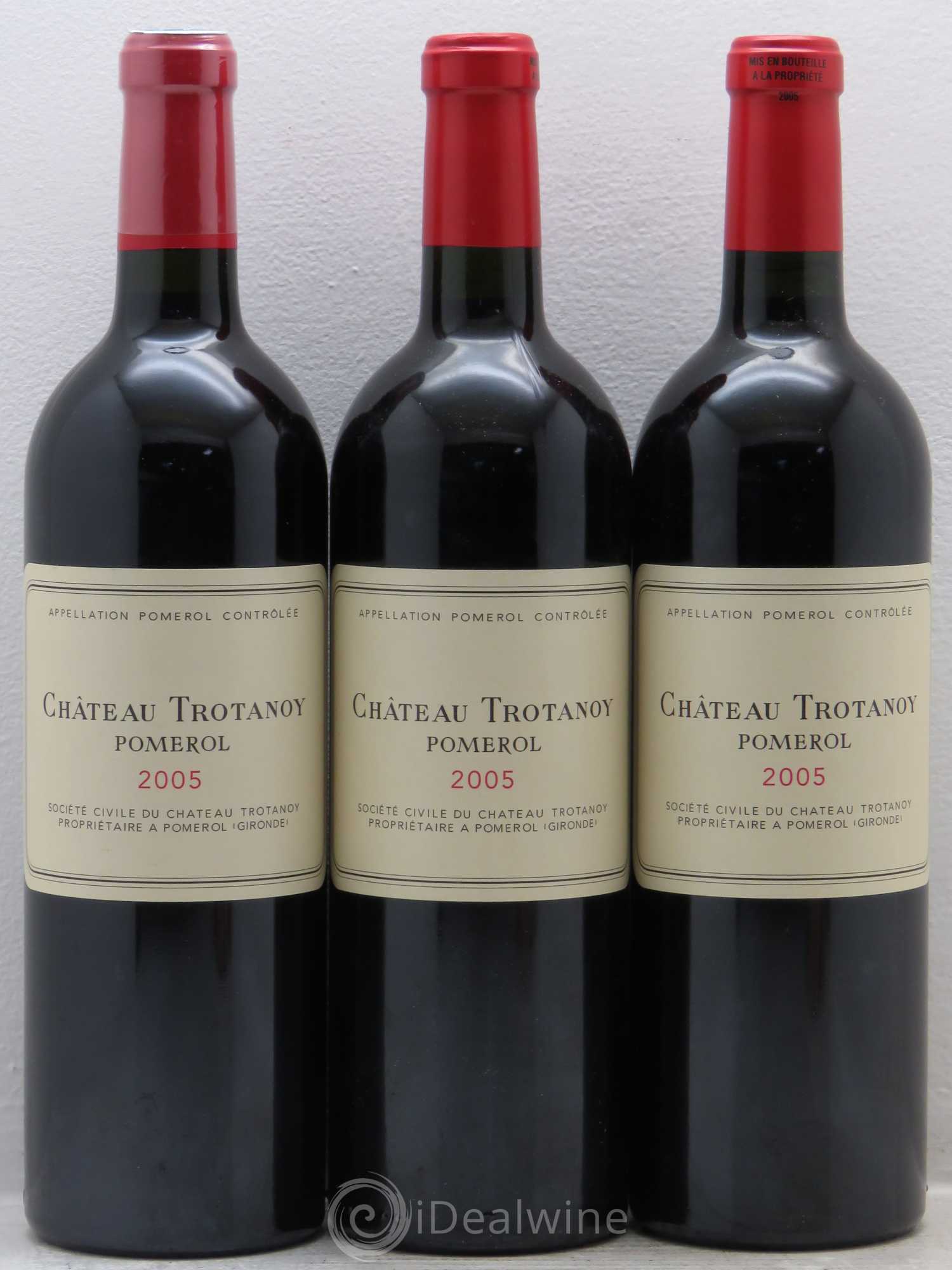 Château Trotanoy 2005 - Lot de 3 bouteilles - 0