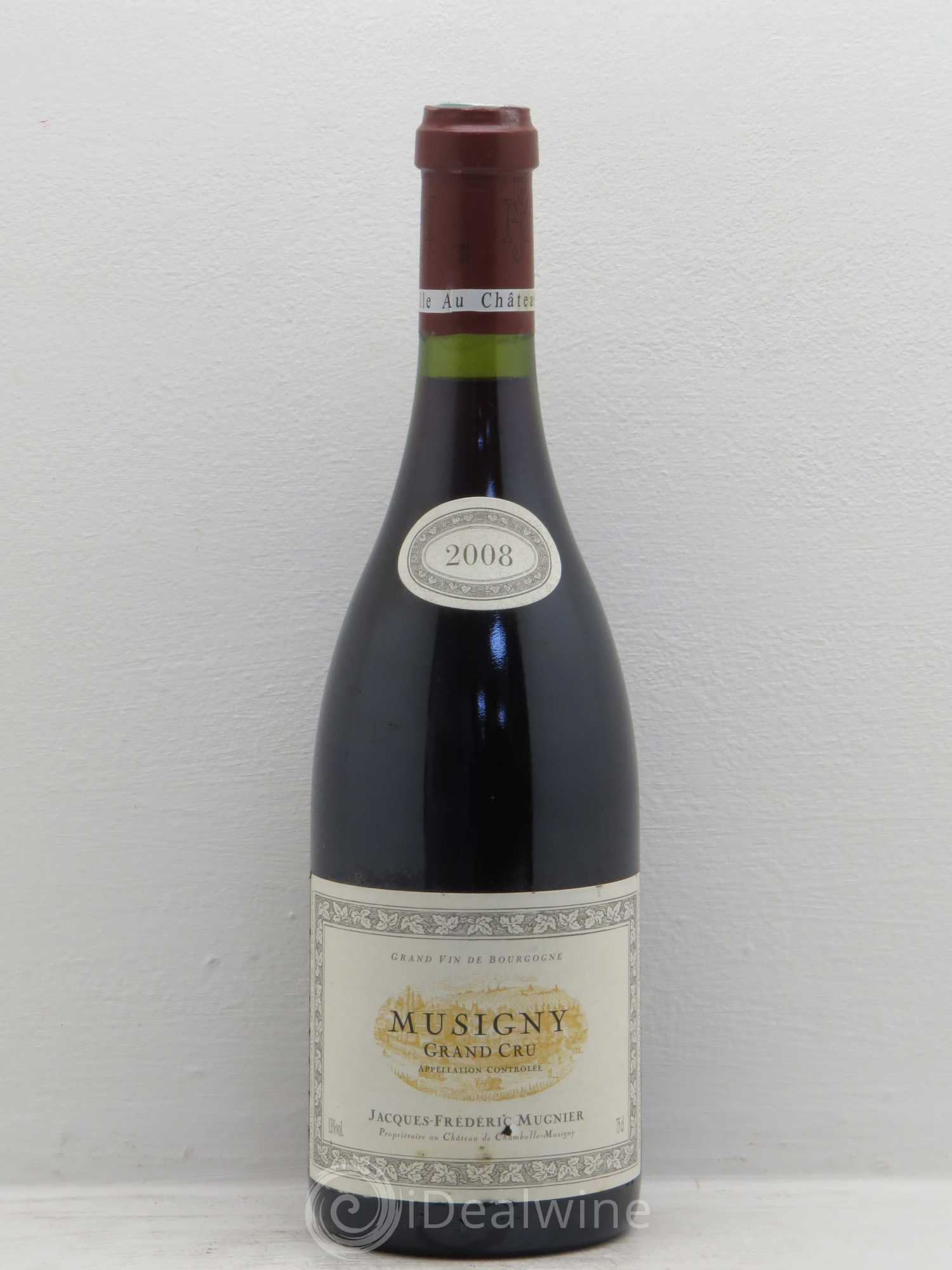 Musigny Grand Cru Jacques-Frédéric Mugnier 2008 - Lot de 1 bouteille - 0