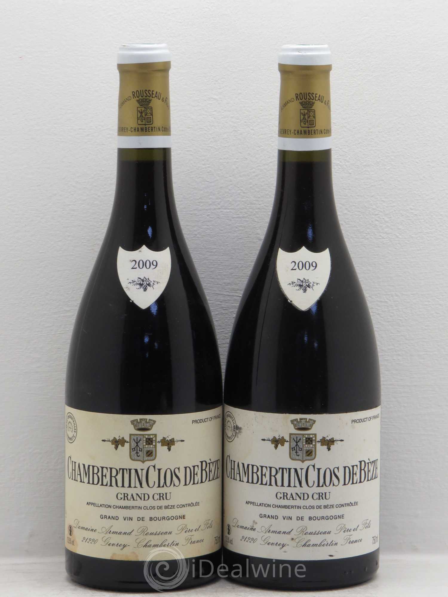 Chambertin Clos de Bèze Grand Cru Armand Rousseau (Domaine) 2009 - Lot de 2 bouteilles - 0