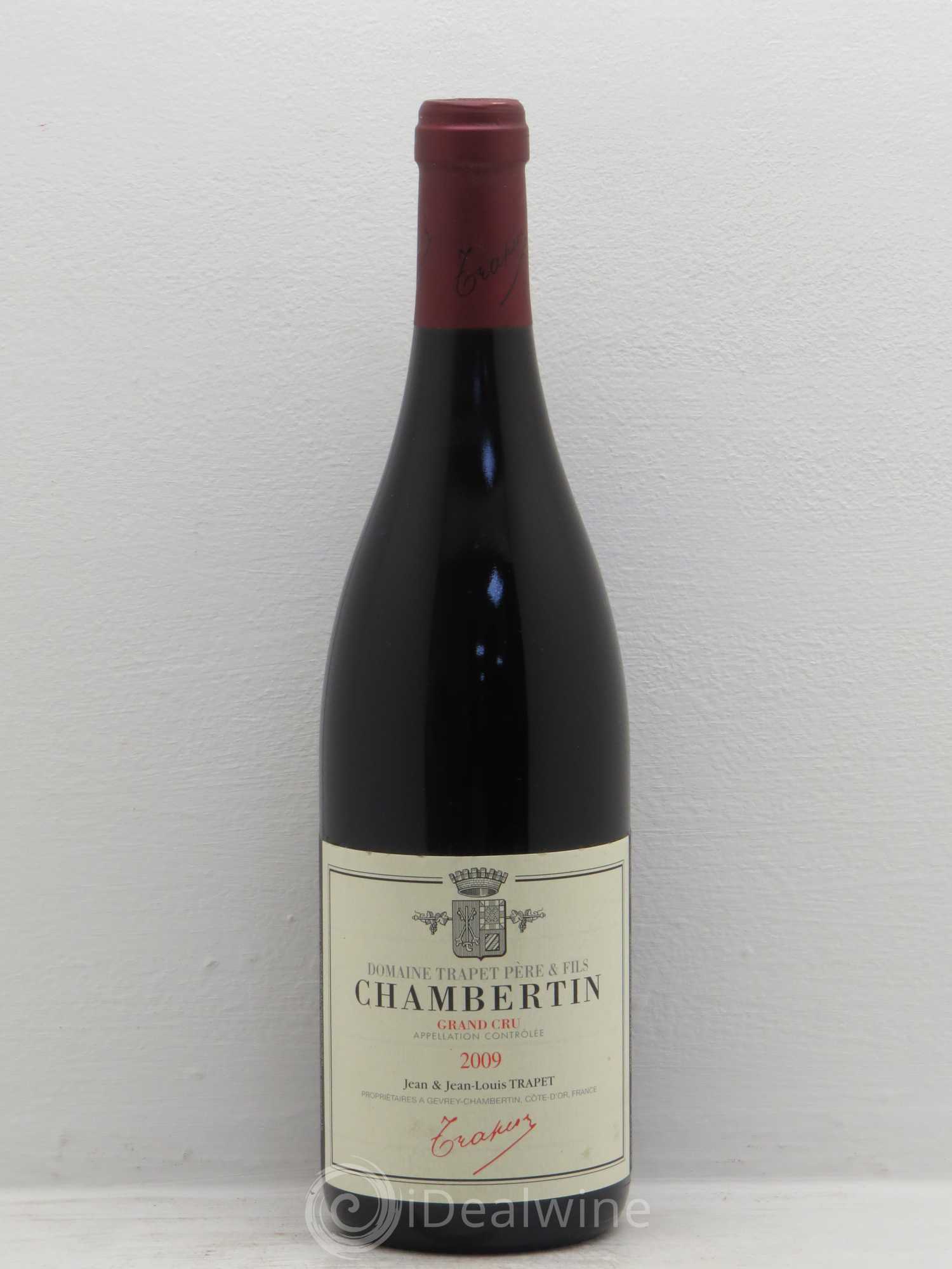 Chambertin Grand Cru Domaine Trapet 2009 - Lot de 1 bouteille - 0