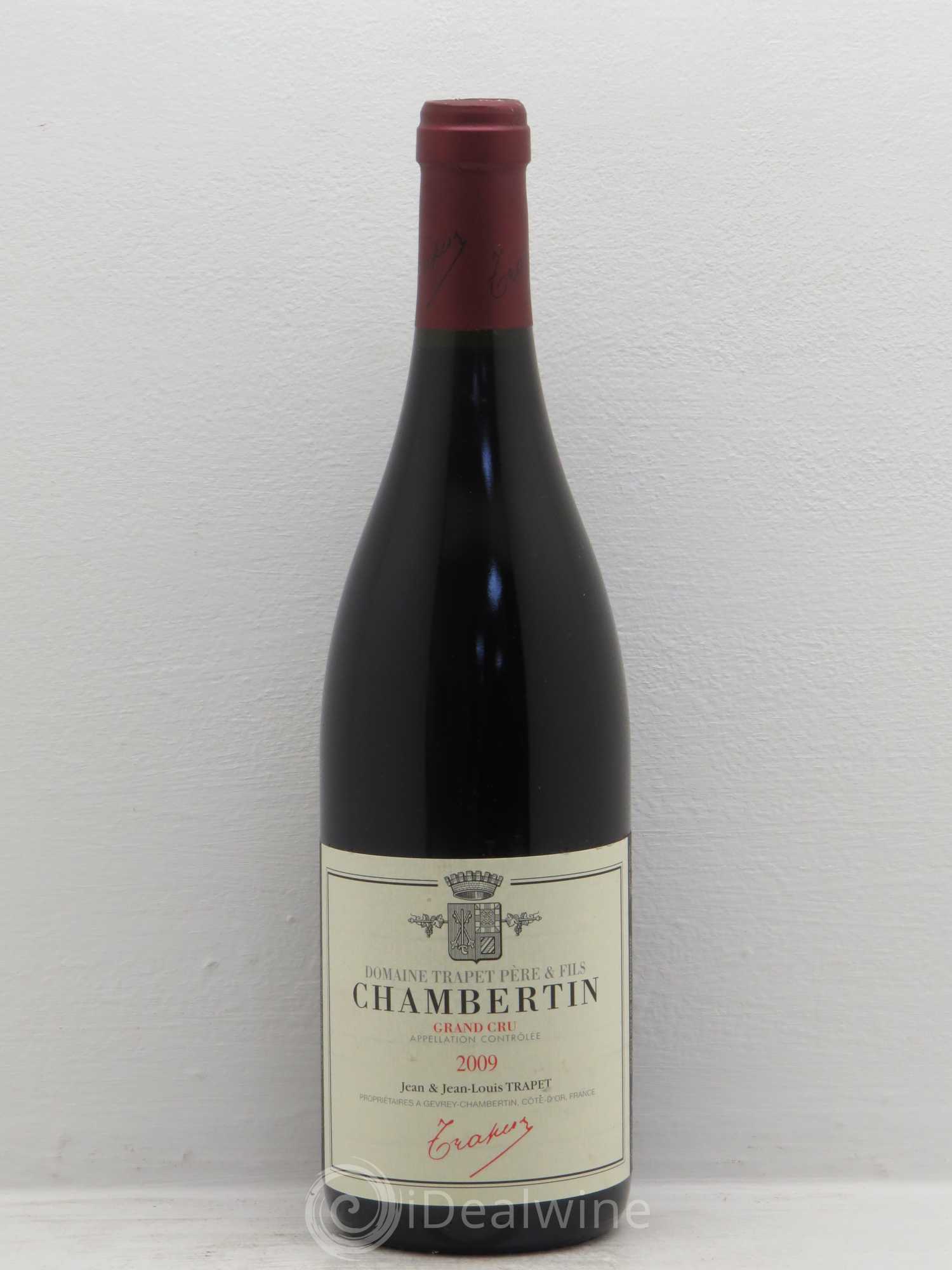 Chambertin Grand Cru Domaine Trapet 2009 - Lot de 1 bouteille - 0