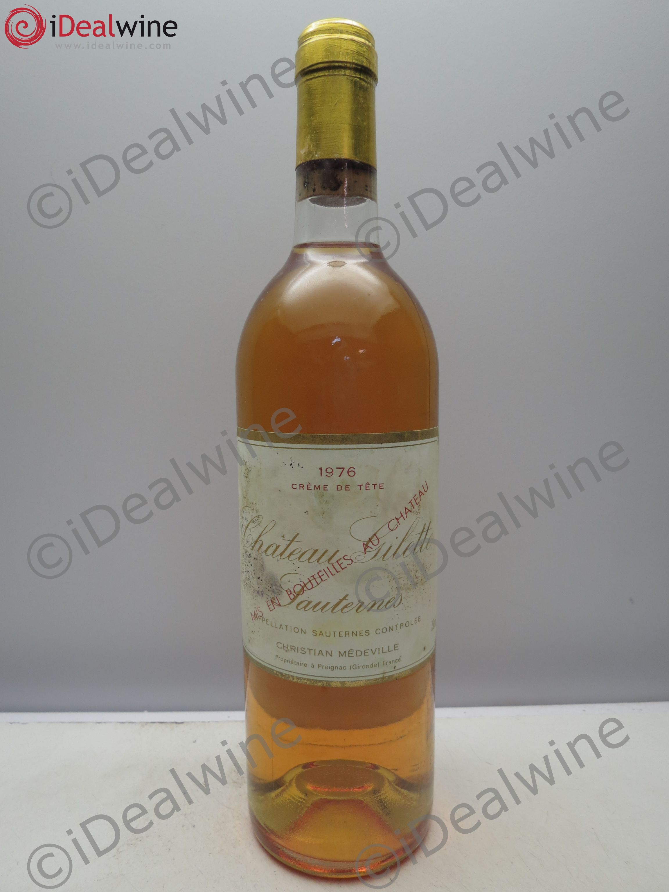 Château Gilette - Crème de Tête 1976 - Lotto di 1 bottiglia - 0