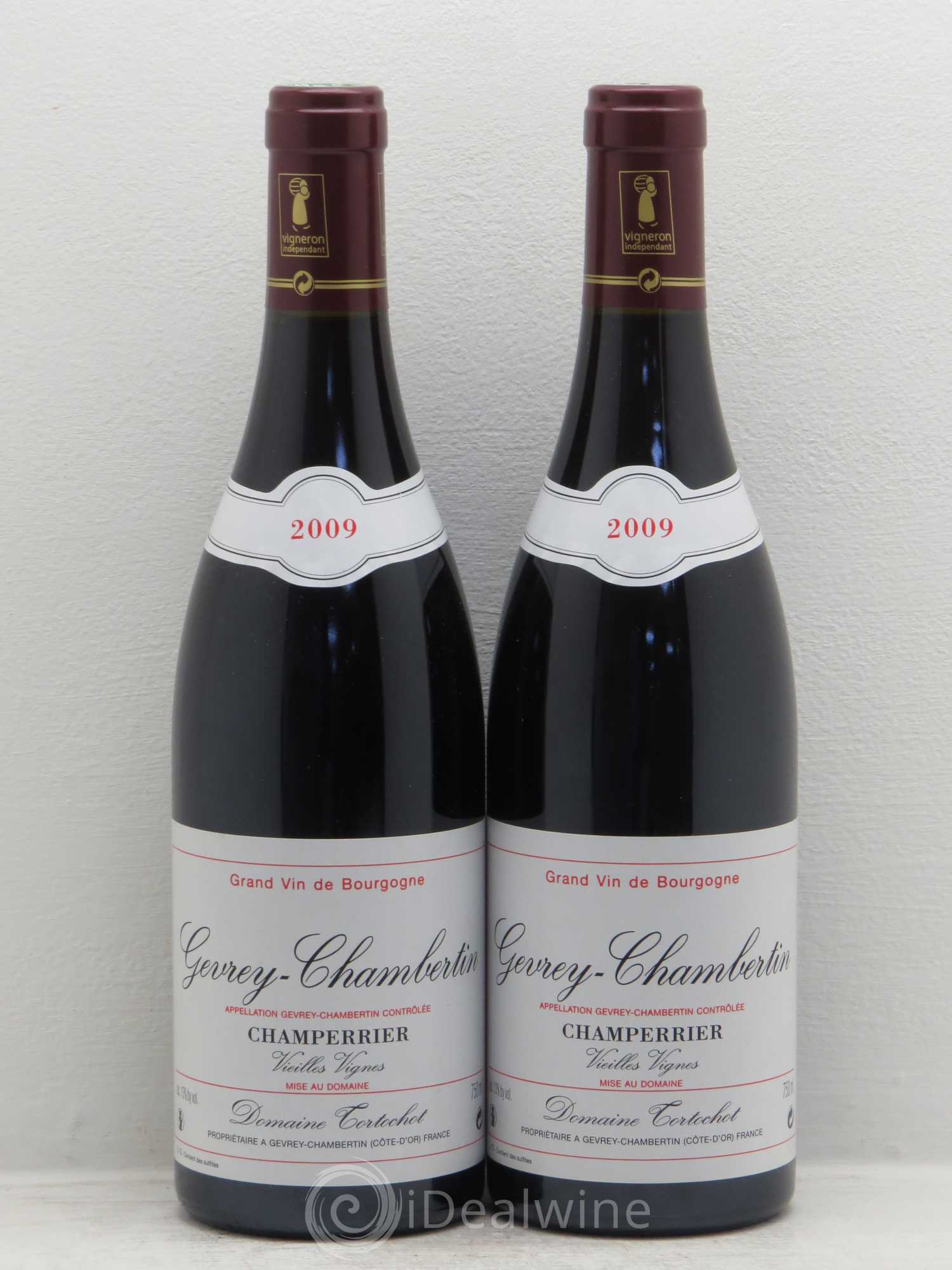 Gevrey-Chambertin Champerrier Vieilles Vignes Tortochot 2009 - Posten von 2 Flaschen - 0
