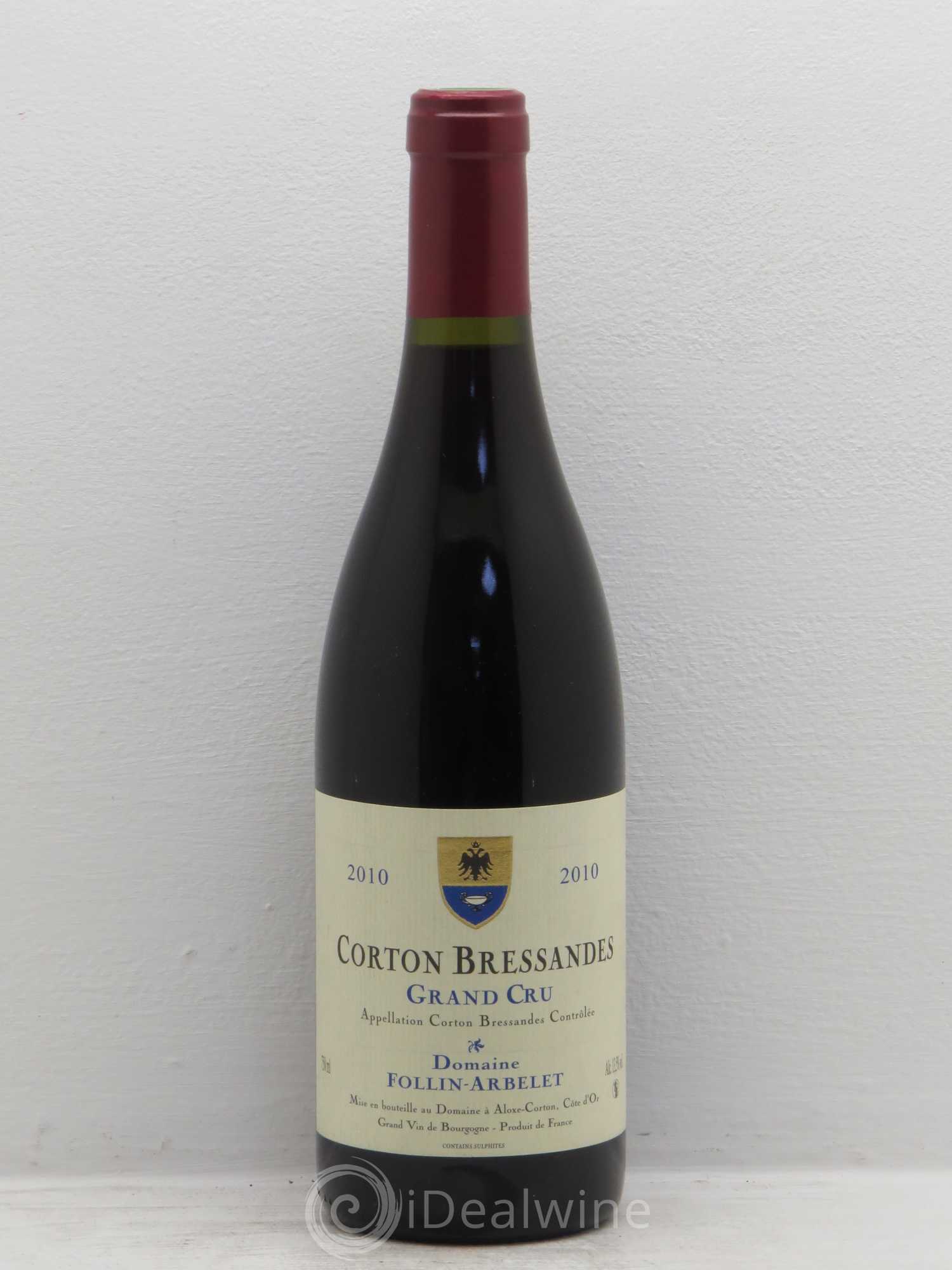 Corton Grand Cru Follin-Arbelet 2010 - Posten von 1 Flasche - 0