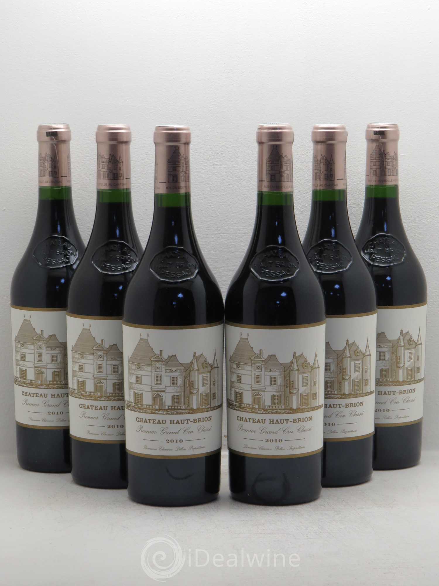 Château Haut Brion 1er Grand Cru Classé 2010 - Lot de 6 bouteilles - 0