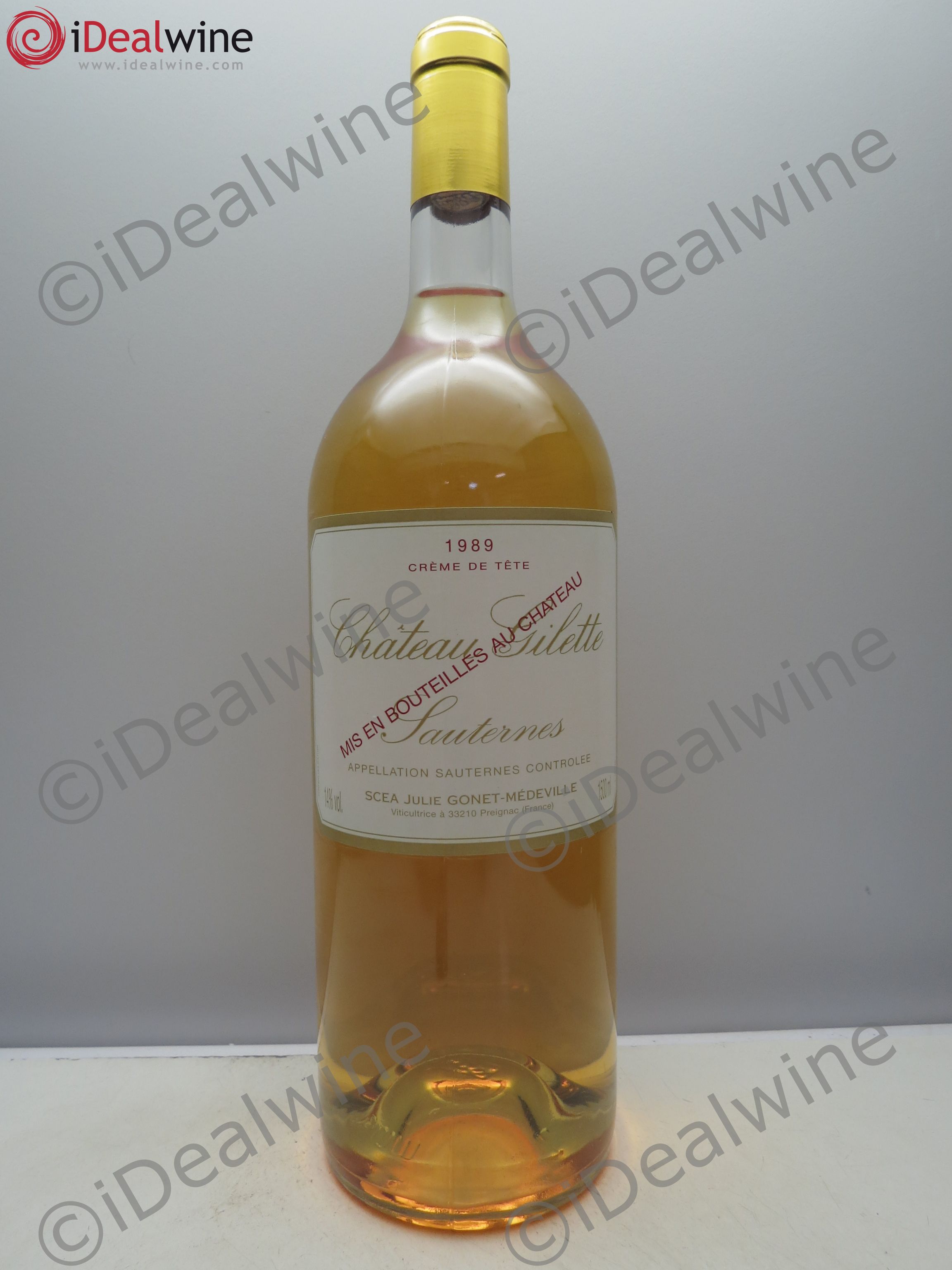 Château Gilette - Crème de Tête 1989 - Lotto di 1 magnum - 0