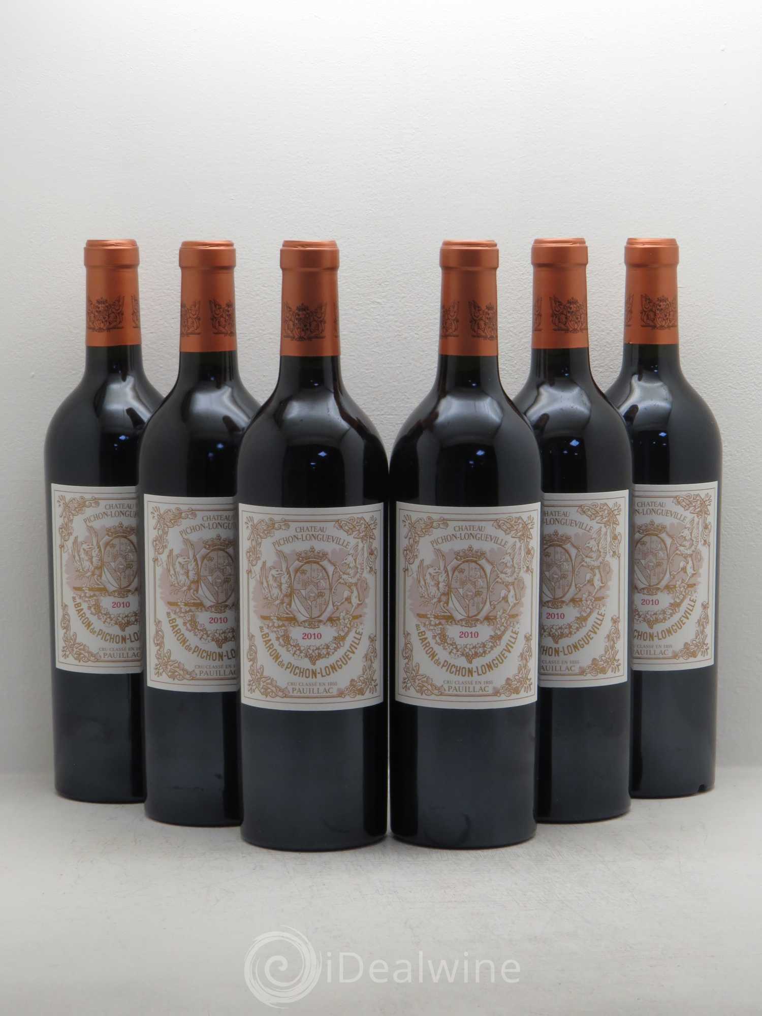 Pichon Longueville Baron 2ème Grand Cru Classé 2010 - Lot de 6 bouteilles - 0