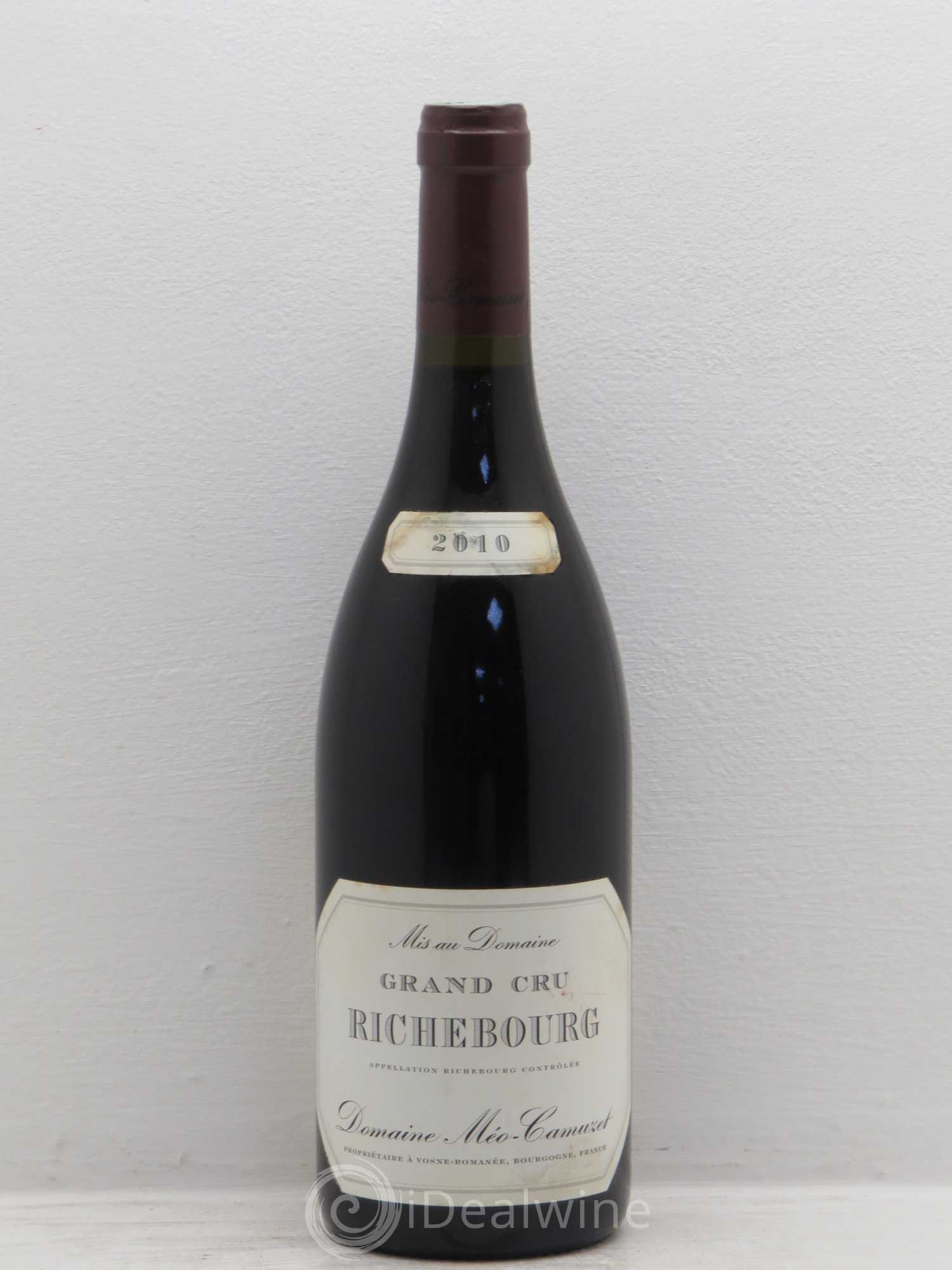 Richebourg Grand Cru Méo-Camuzet (Domaine) 2010 - Lot de 1 bouteille - 0