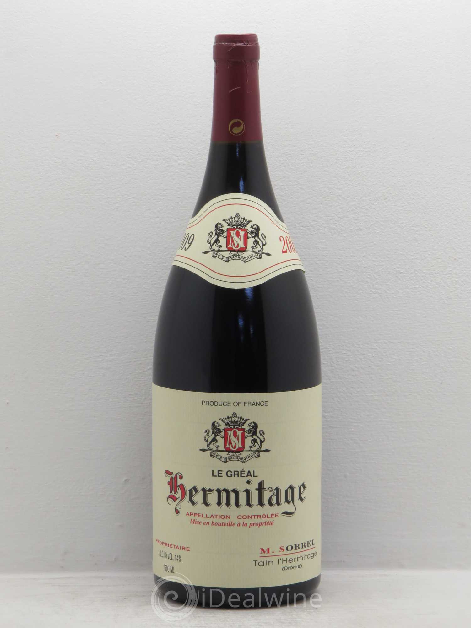 Hermitage Le Gréal Marc Sorrel 2009 - Lot de 1 magnum - 0
