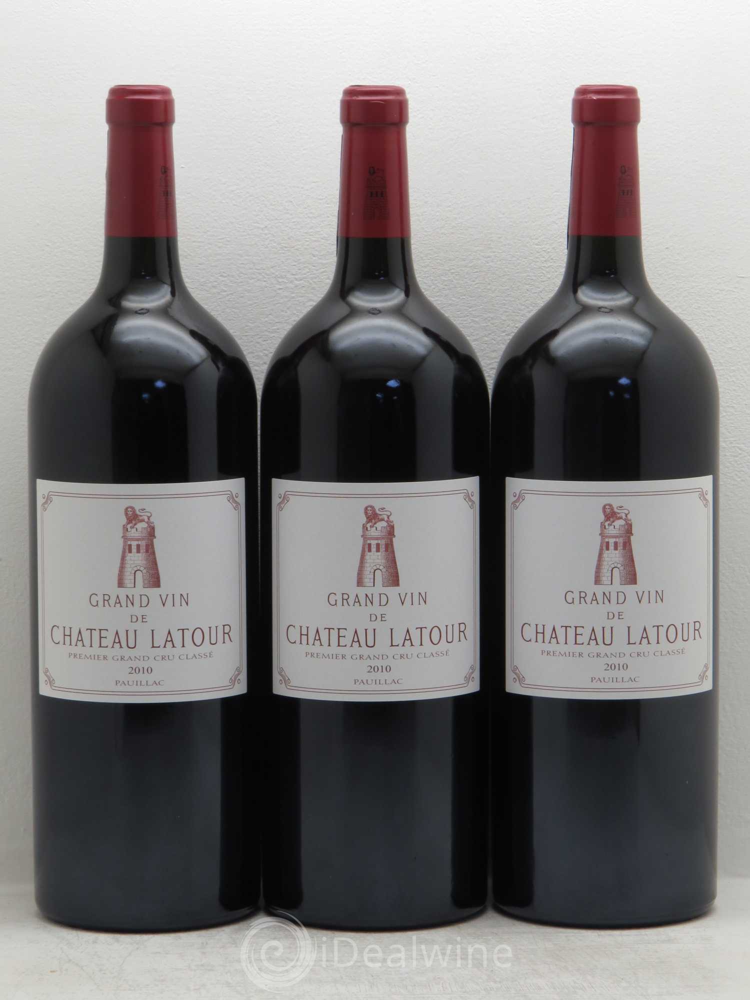 Château Latour 1er Grand Cru Classé 2010 - Lot de 3 magnums - 0