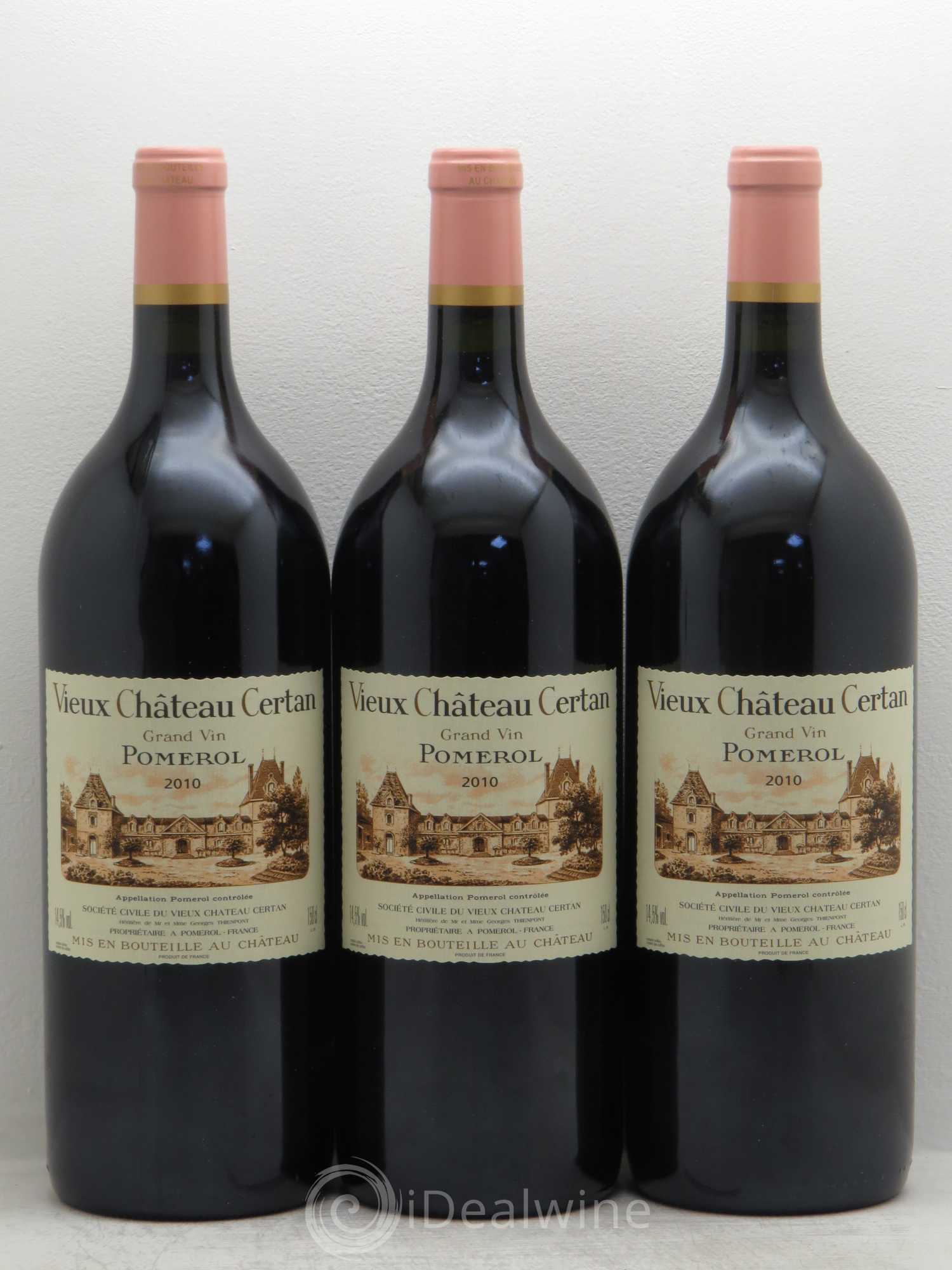 Vieux Château Certan 2010 - Lot de 3 magnums - 0