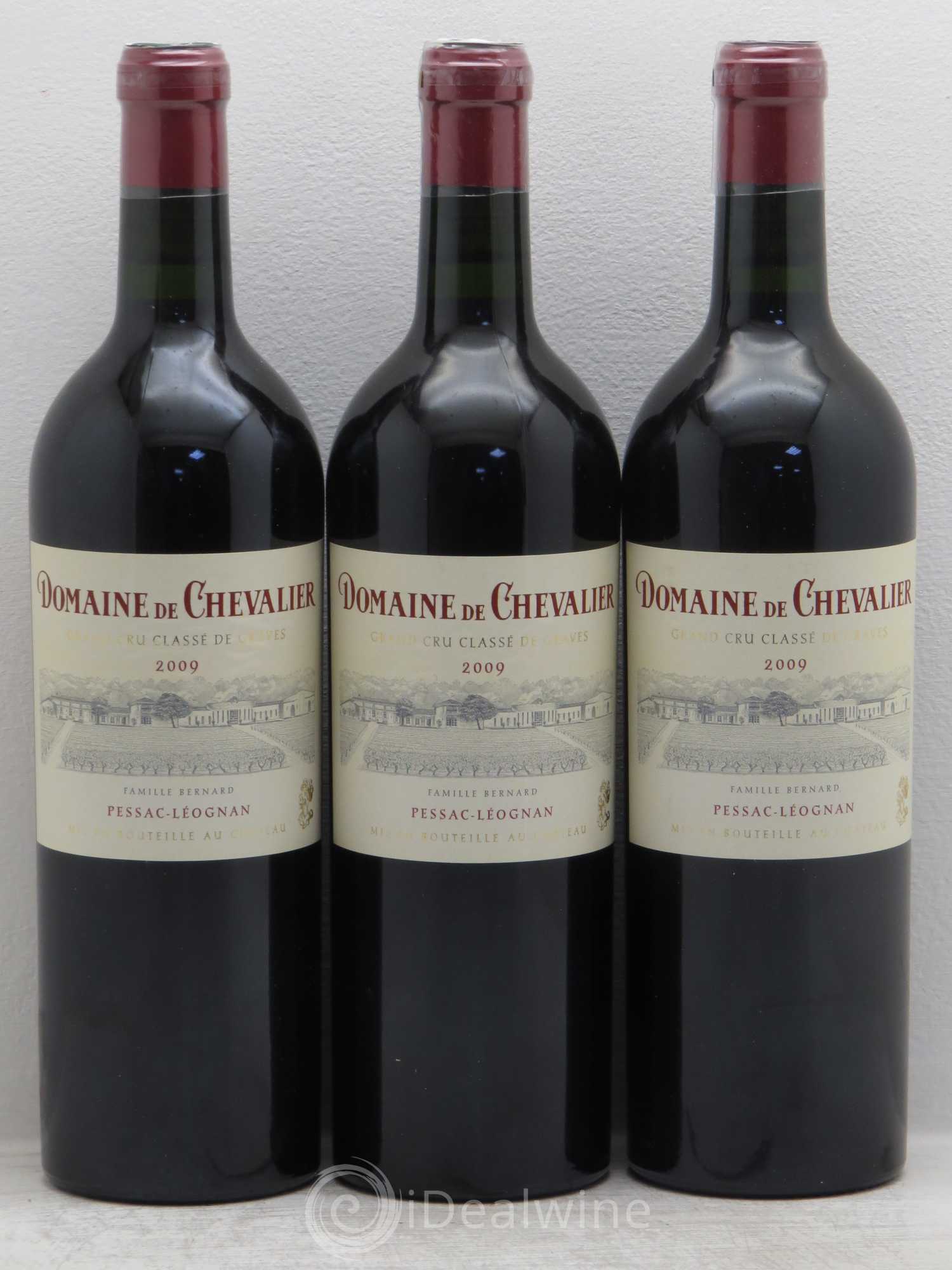Domaine de Chevalier Cru Classé de Graves 2009 - Lot de 3 bouteilles - 0