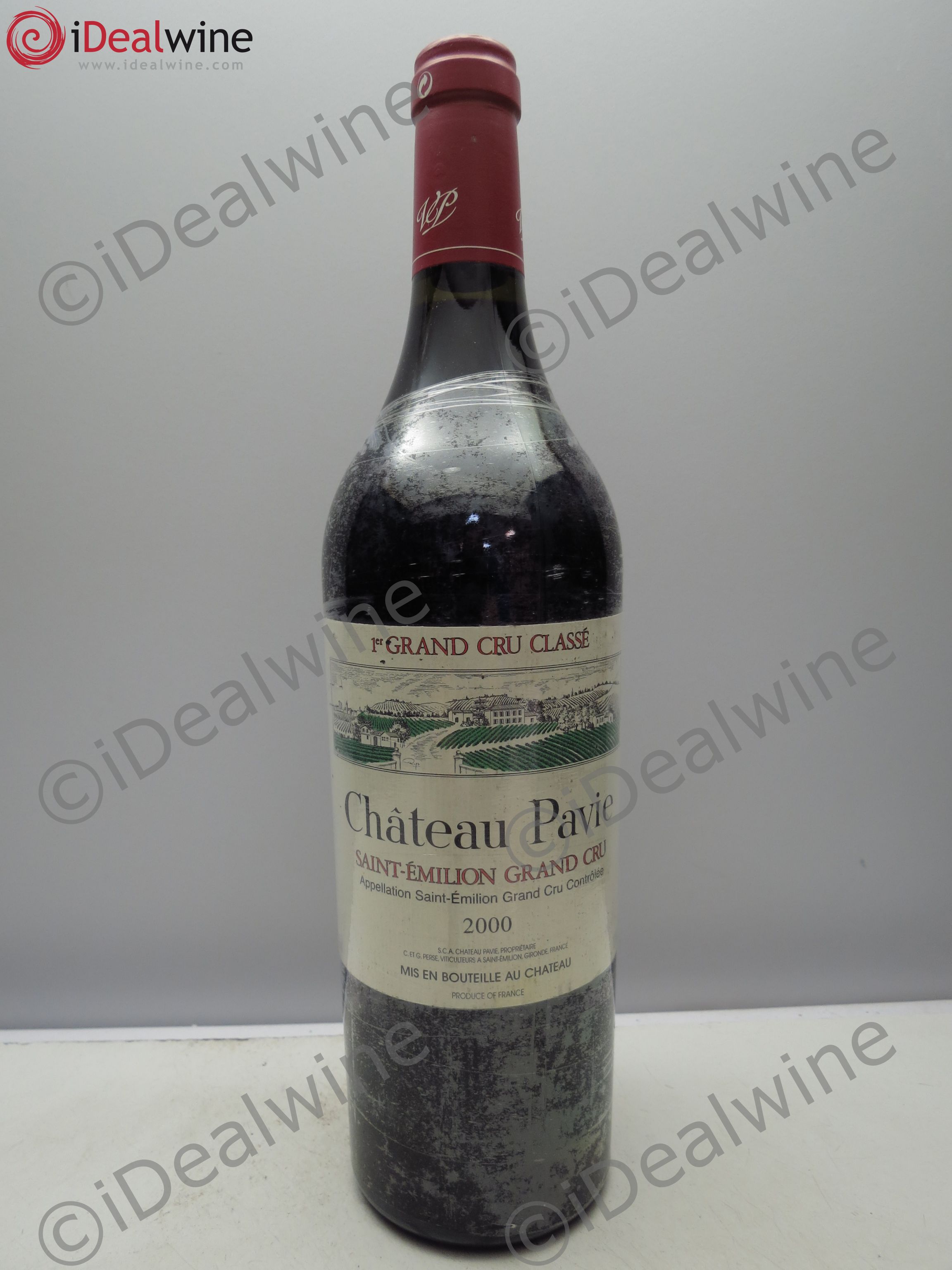Château Pavie 1er Grand Cru Classé A 2000 - Lot de 1 bouteille - 0