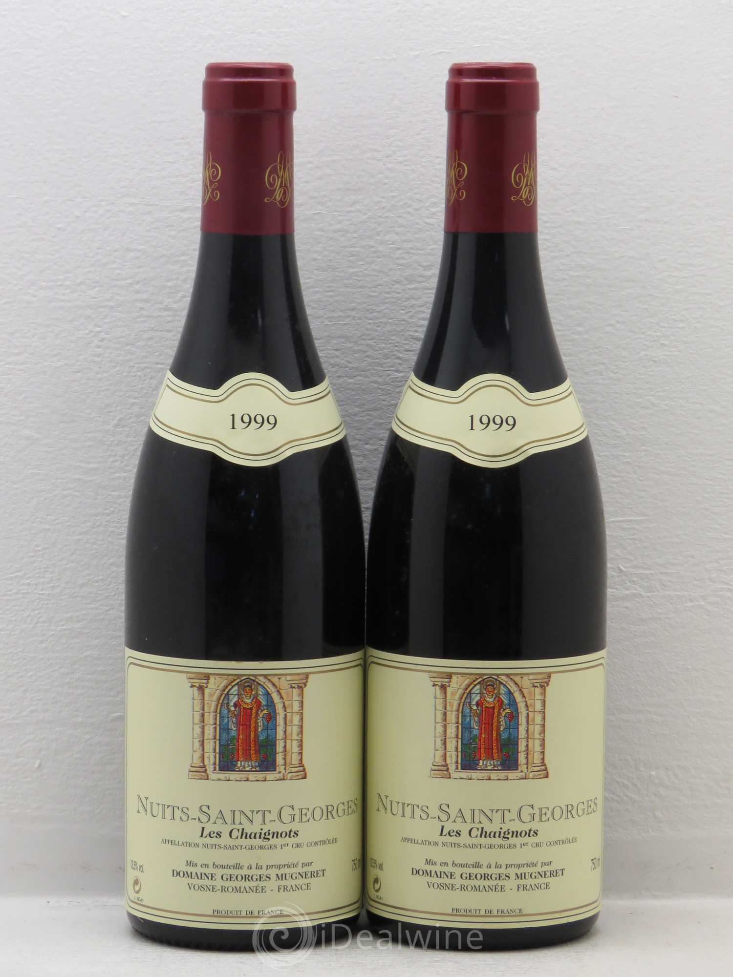 Nuits-Saint-Georges 1er Cru Les Chaignots Georges Mugneret (Domaine) 1999 - Lot de 2 bouteilles - 0