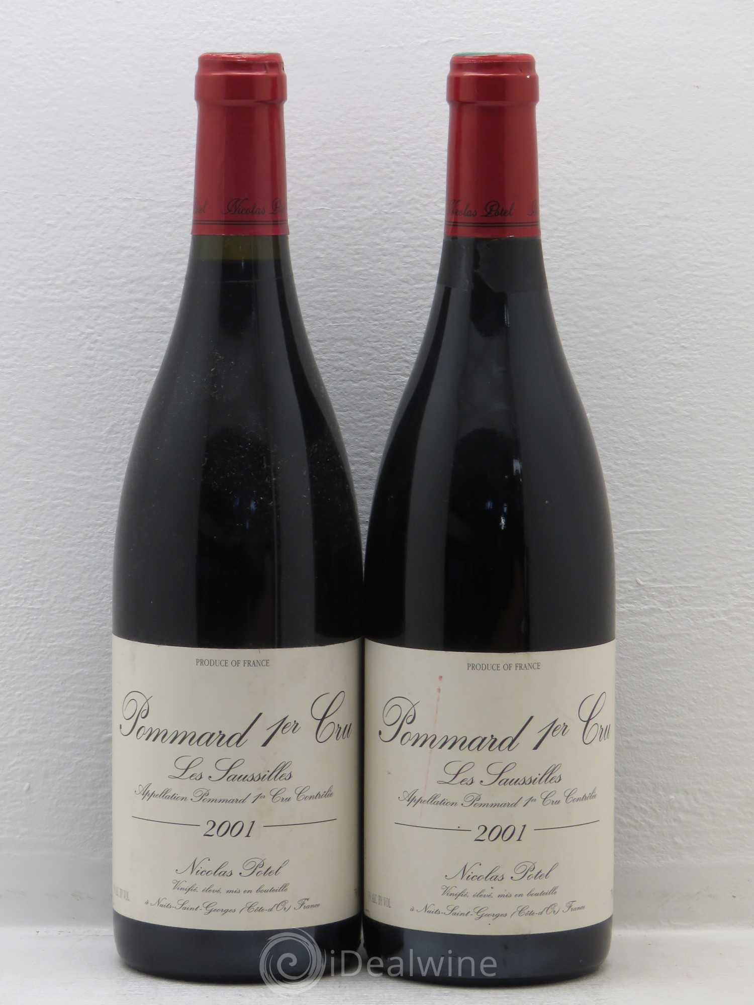 Pommard 1er Cru Les Saussiles - Nicolas Potel 2001 - Posten von 2 Flaschen - 0