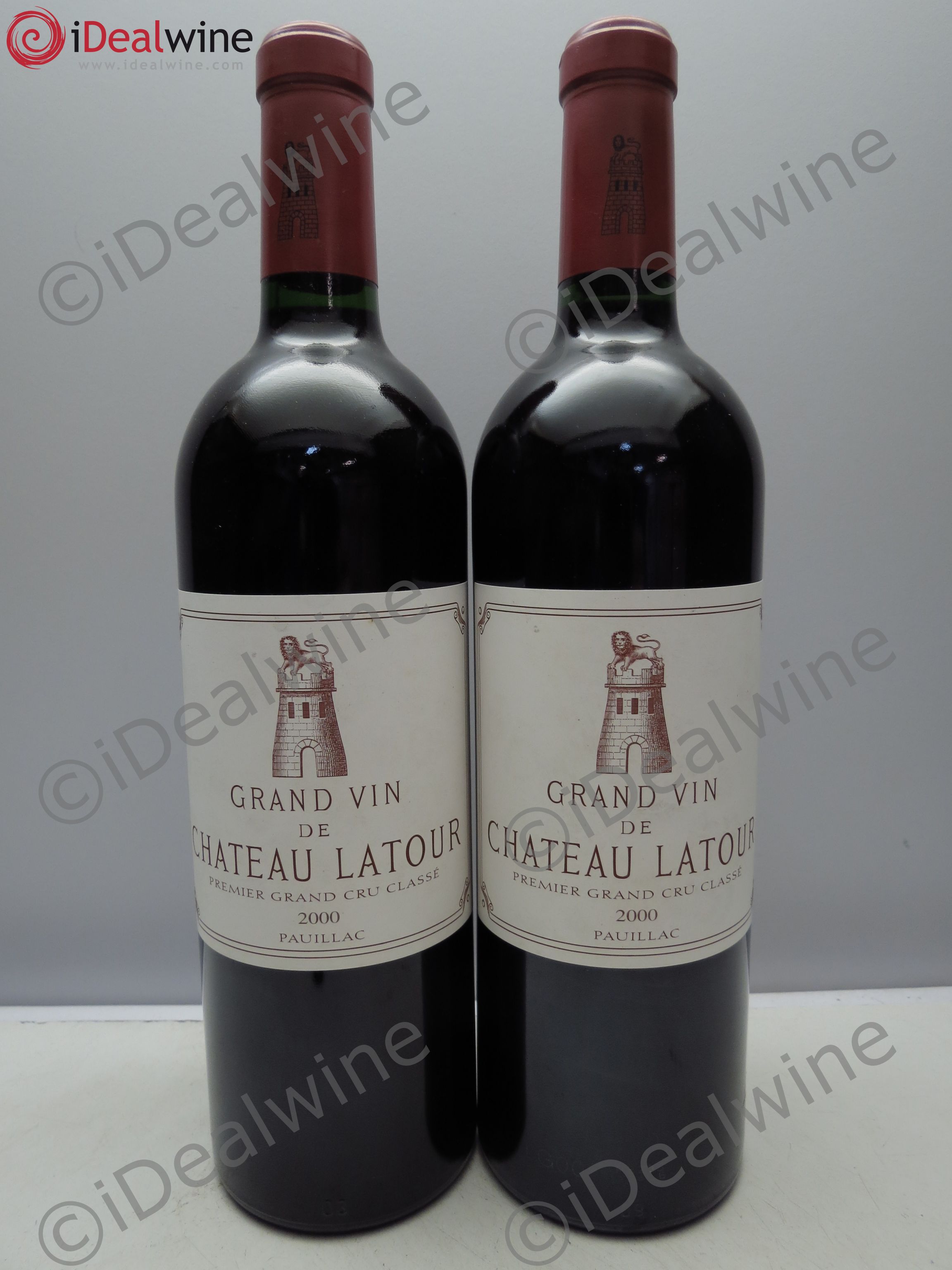 Château Latour 1er Grand Cru Classé 2000 - Lot de 2 bouteilles - 0
