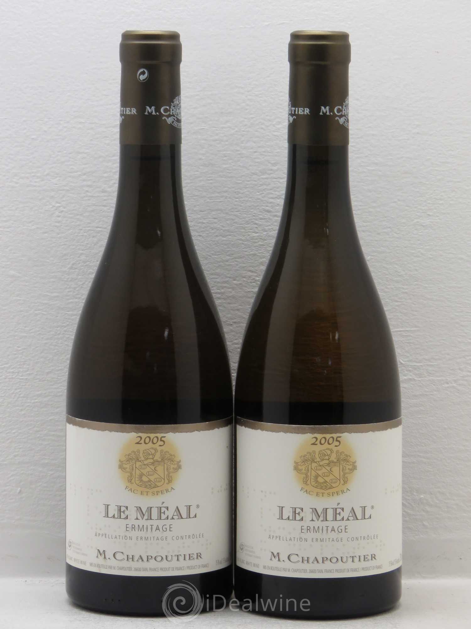 Hermitage Ermitage Le Méal Chapoutier 2005 - Lot de 2 bouteilles - 0