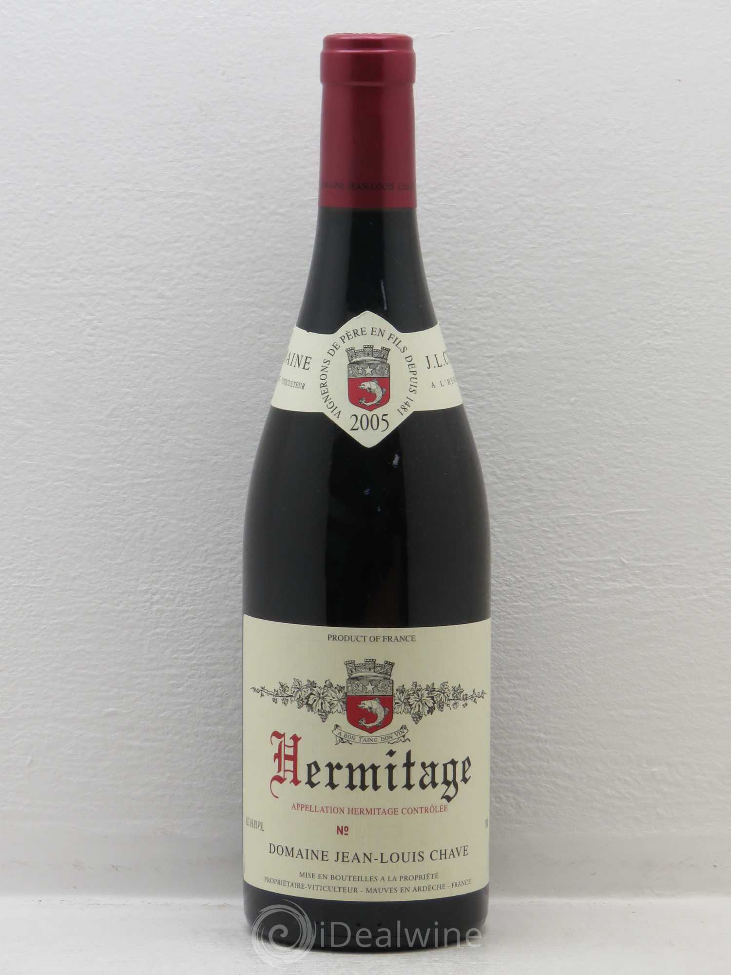 Hermitage Jean-Louis Chave 2005 - Lot de 1 bouteille - 0
