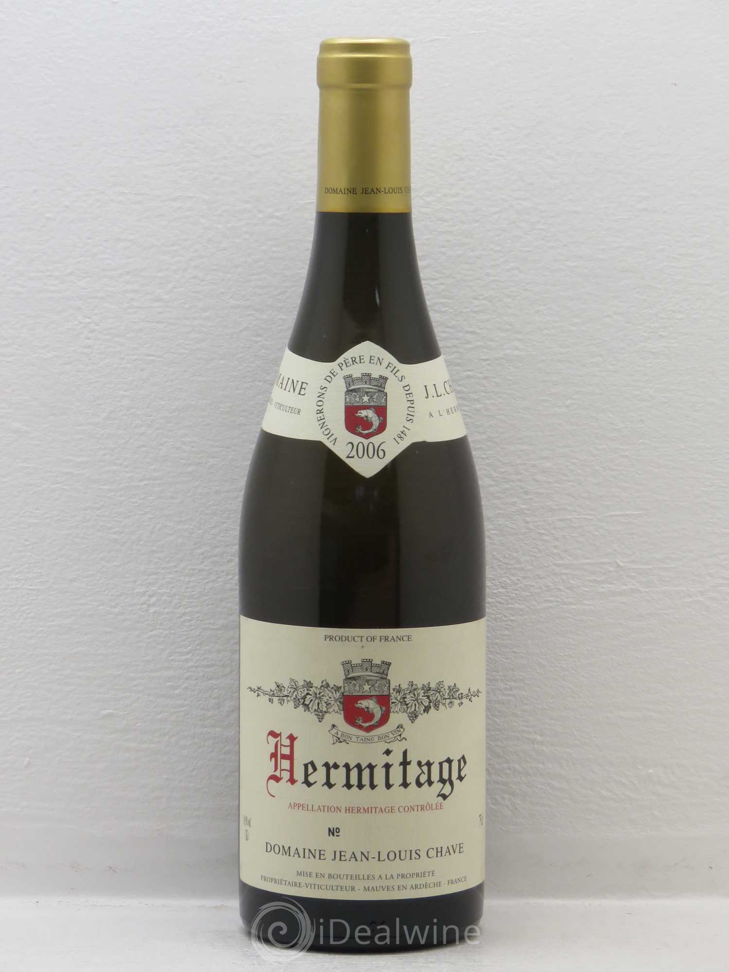 Hermitage Jean-Louis Chave 2006 - Lot de 1 bouteille - 0