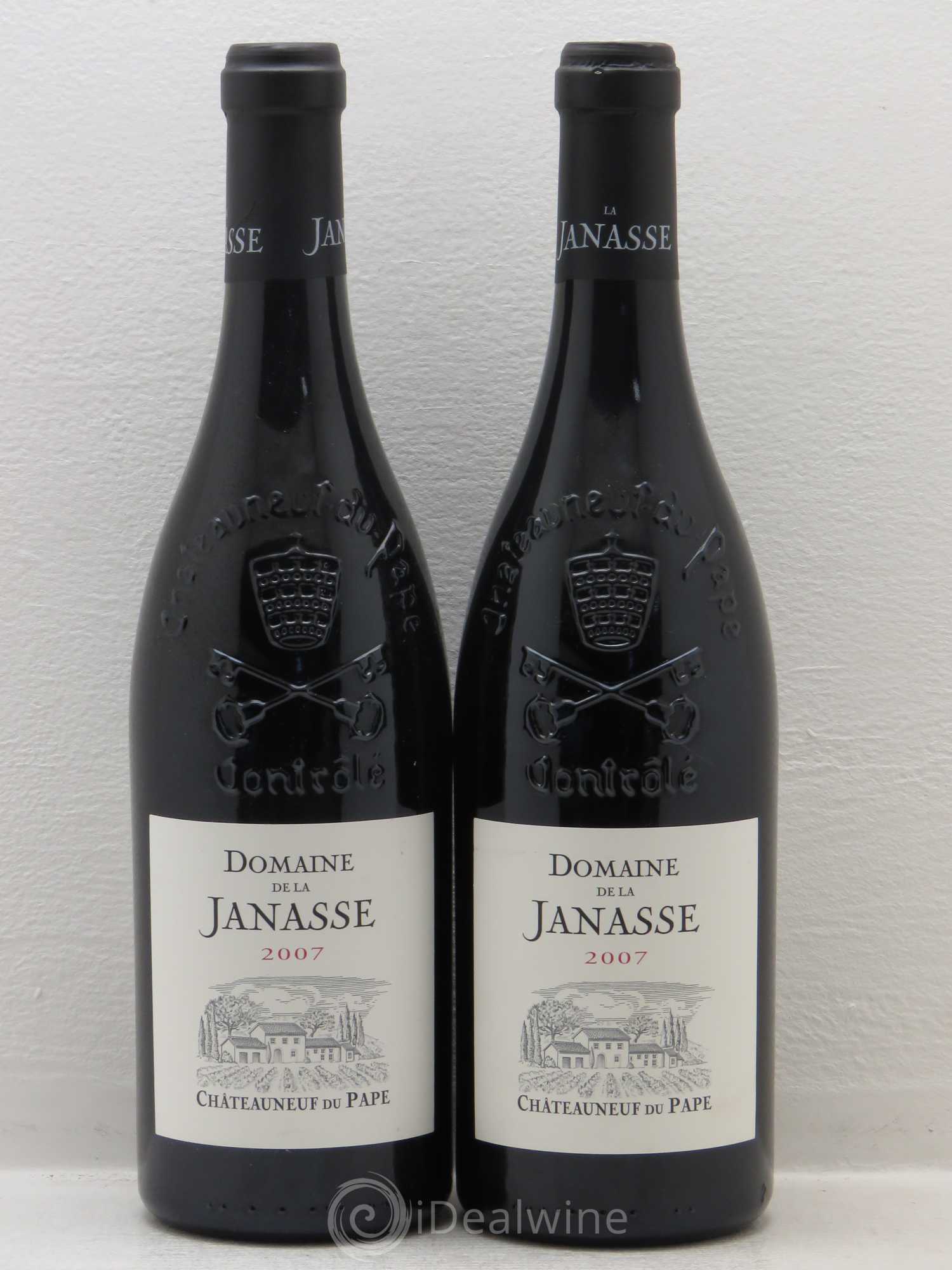 Châteauneuf-du-Pape La Janasse (Domaine de) 2007 - Lot de 2 bouteilles - 0
