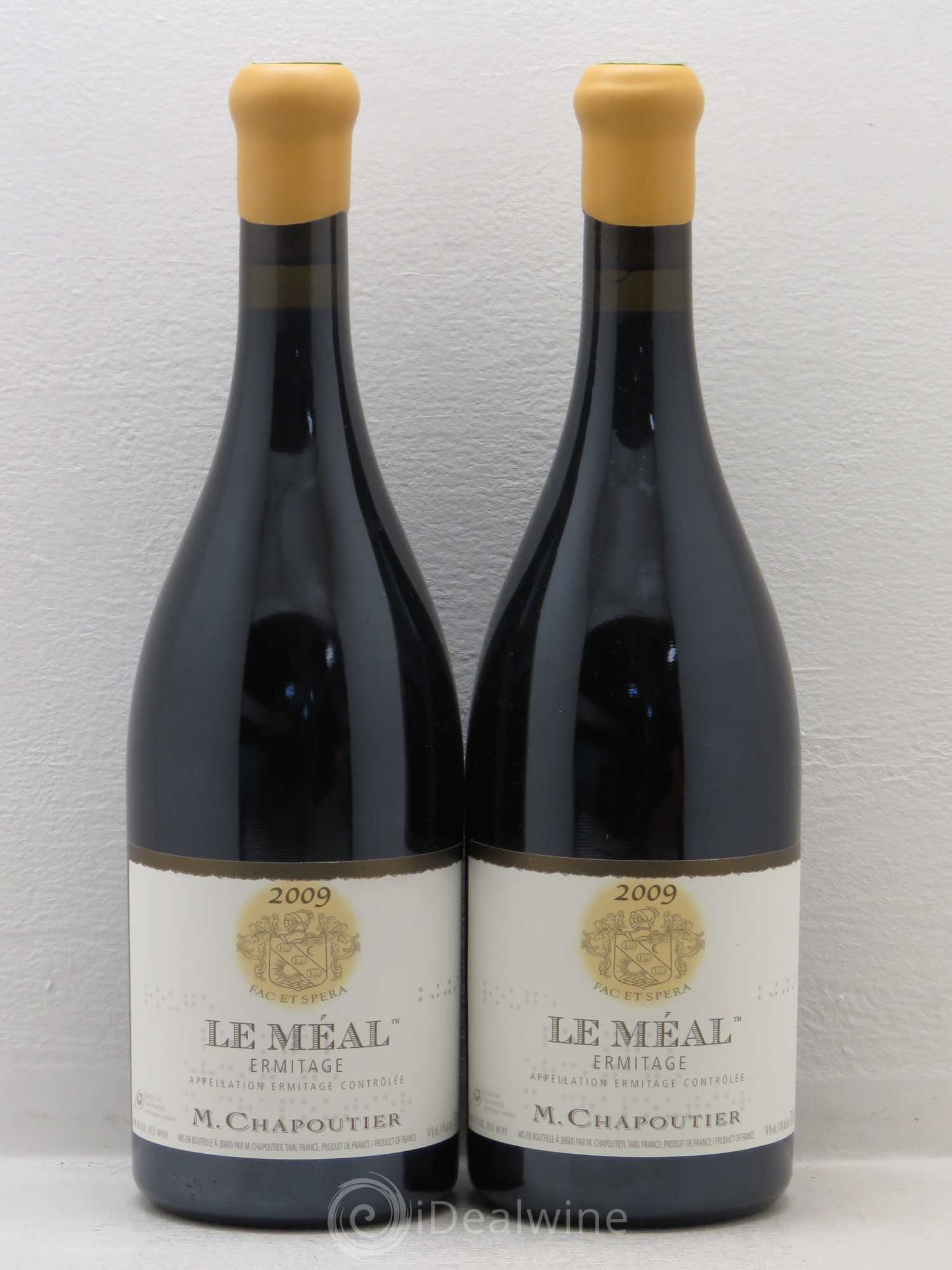 Hermitage Ermitage Le Méal Chapoutier 2009 - Lot de 2 bouteilles - 0