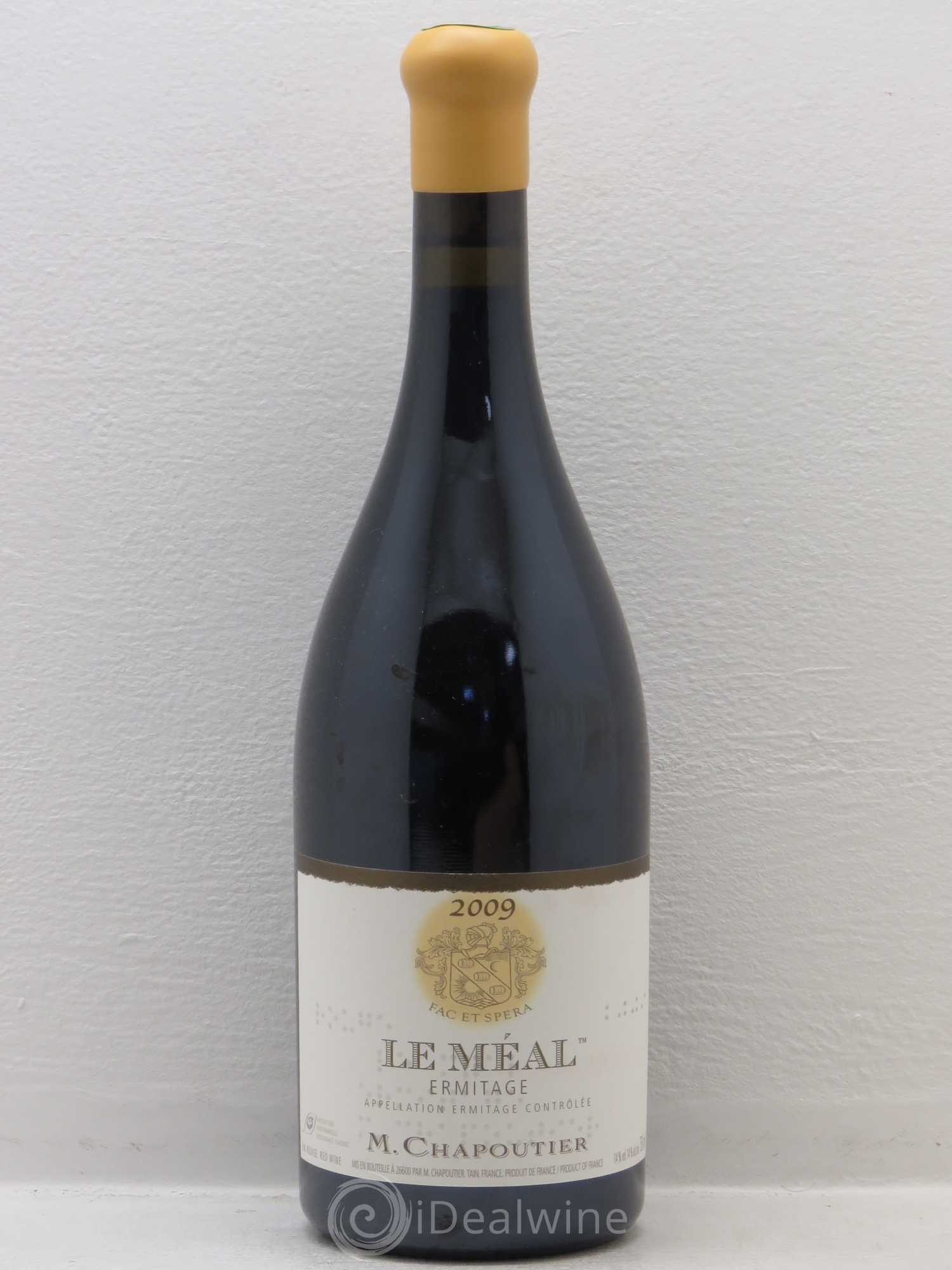 Hermitage Ermitage Le Méal Chapoutier 2009 - Lot de 1 bouteille - 0