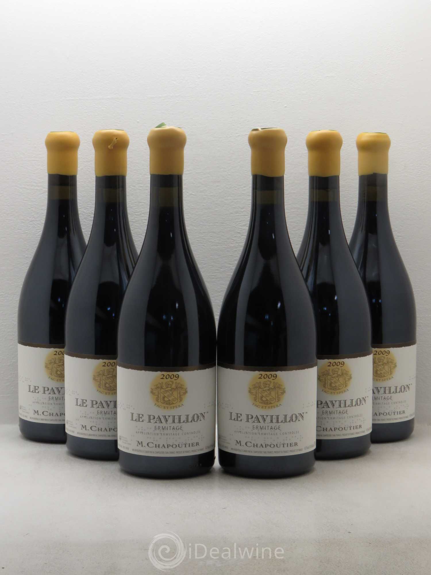 Hermitage Ermitage Le Pavillon Chapoutier 2009 - Lot de 6 bouteilles - 0