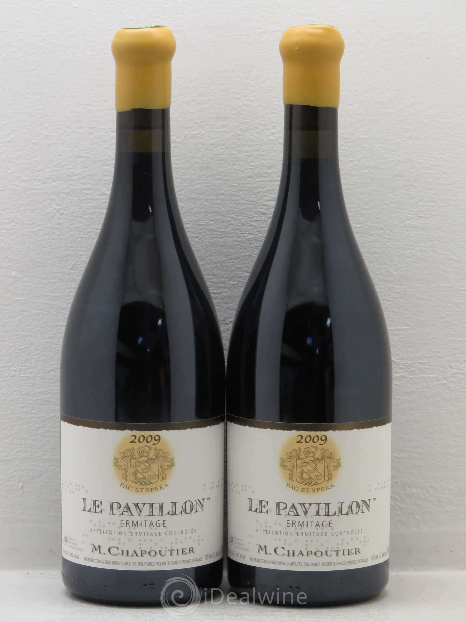 Hermitage Ermitage Le Pavillon Chapoutier 2009 - Lot de 2 bouteilles - 0