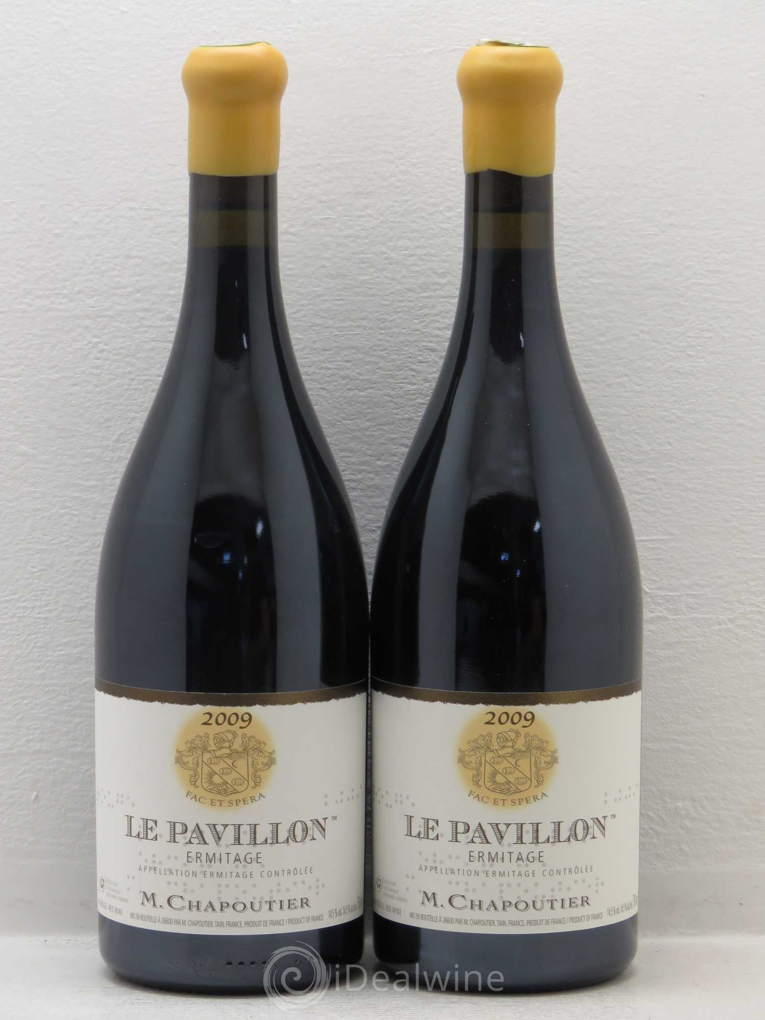 Hermitage Ermitage Le Pavillon Chapoutier 2009 - Lot de 2 bouteilles - 0