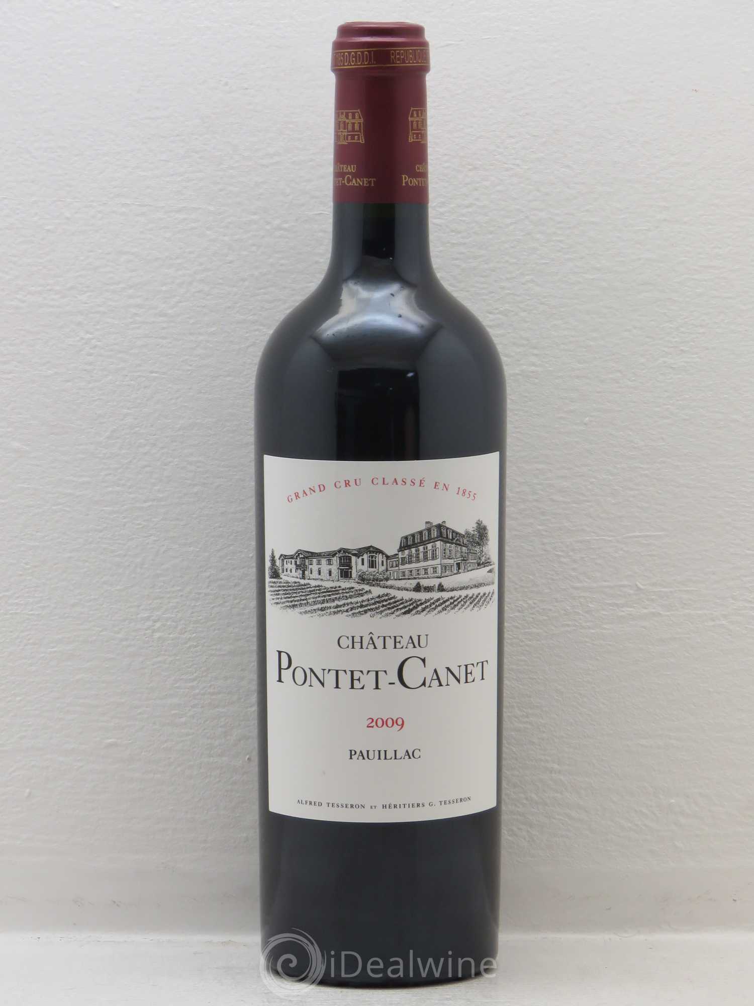 Château Pontet Canet 5ème Grand Cru Classé 2009 - Lot de 1 bouteille - 0
