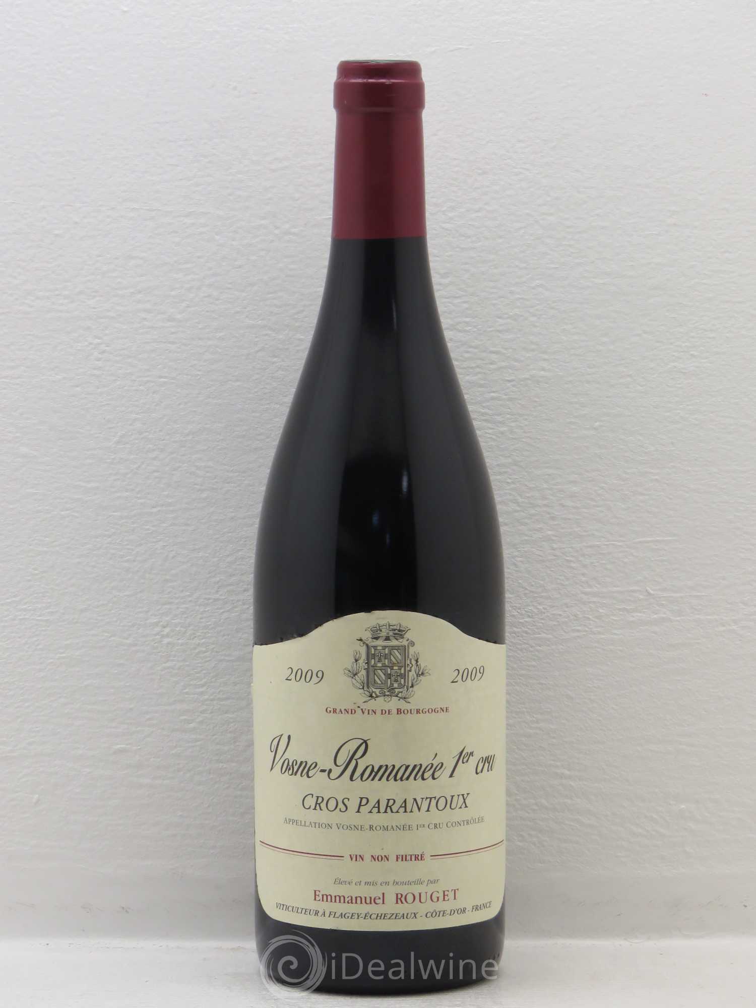 Vosne-Romanée 1er Cru Cros Parantoux Emmanuel Rouget 2009 - Lot de 1 bouteille - 0