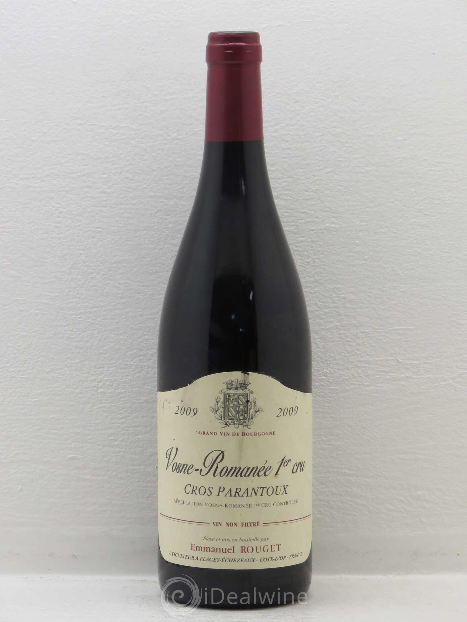 Vosne-Romanée 1er Cru Cros Parantoux Emmanuel Rouget 2009 - Lot de 1 bouteille - 0