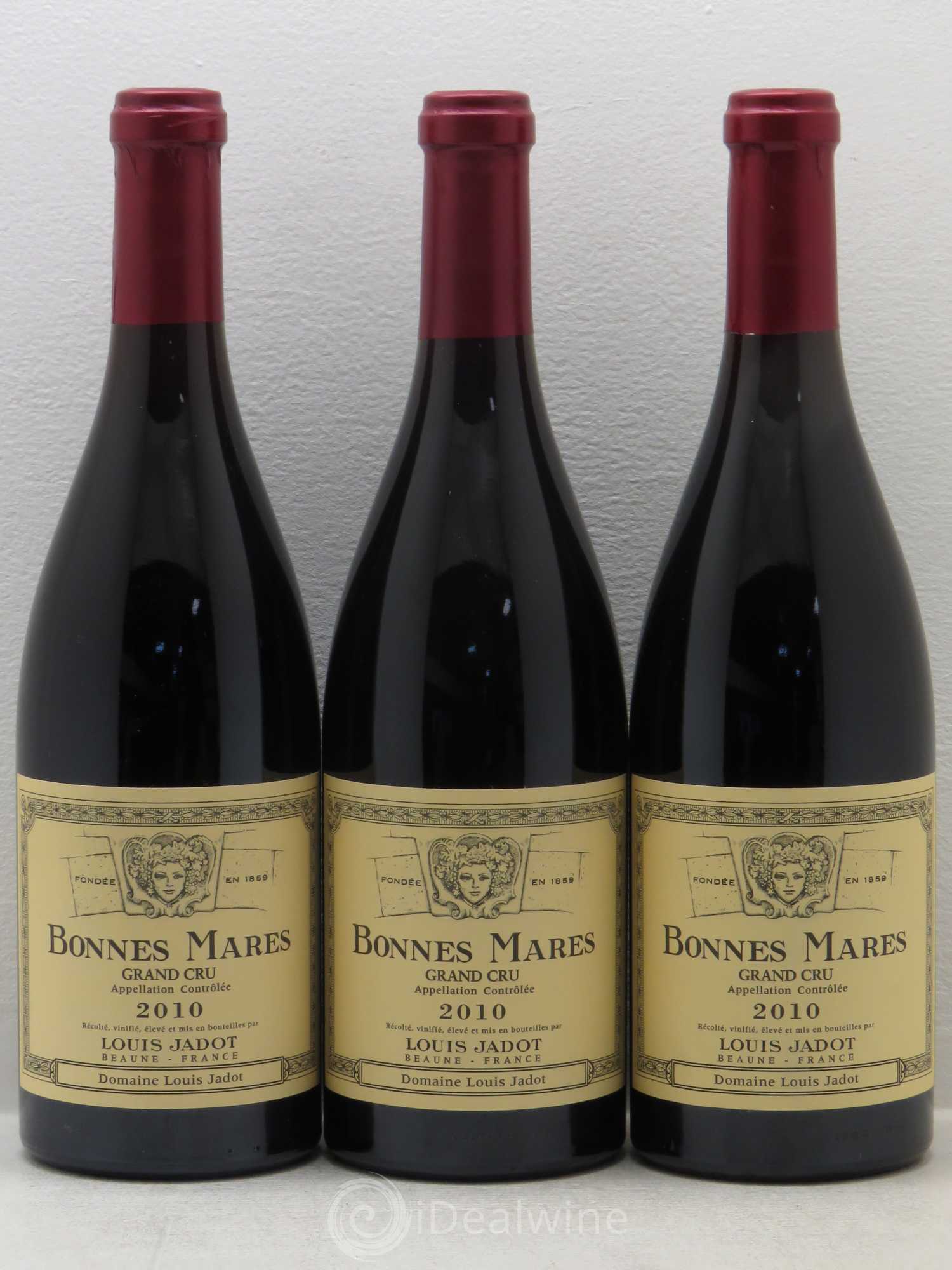 Bonnes-Mares Grand Cru Domaine Louis Jadot 2010 - Lot de 3 bouteilles - 0