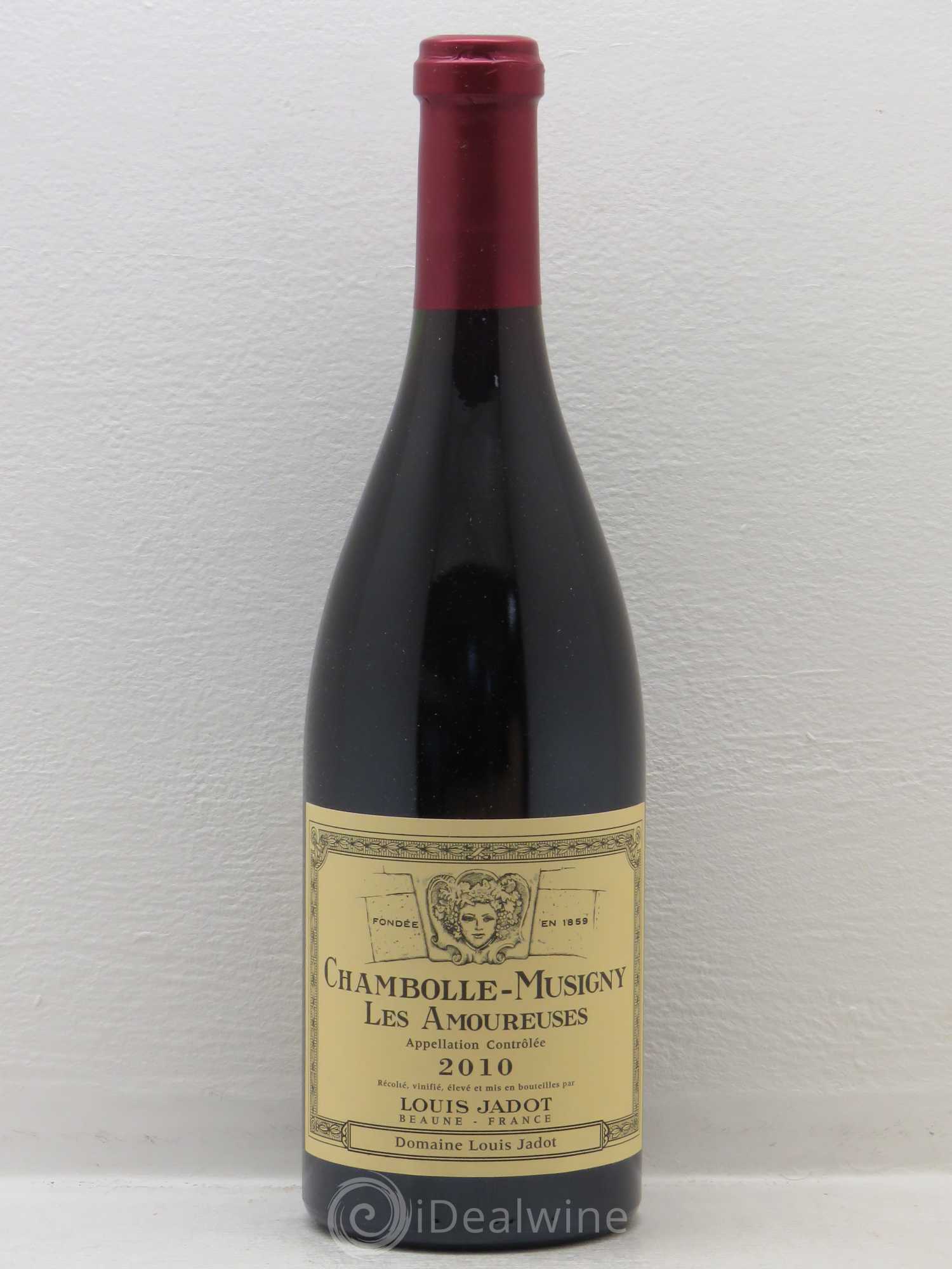 Chambolle-Musigny 1er Cru Les Amoureuses Domaine Louis Jadot 2010 - Lot de 1 bouteille - 0