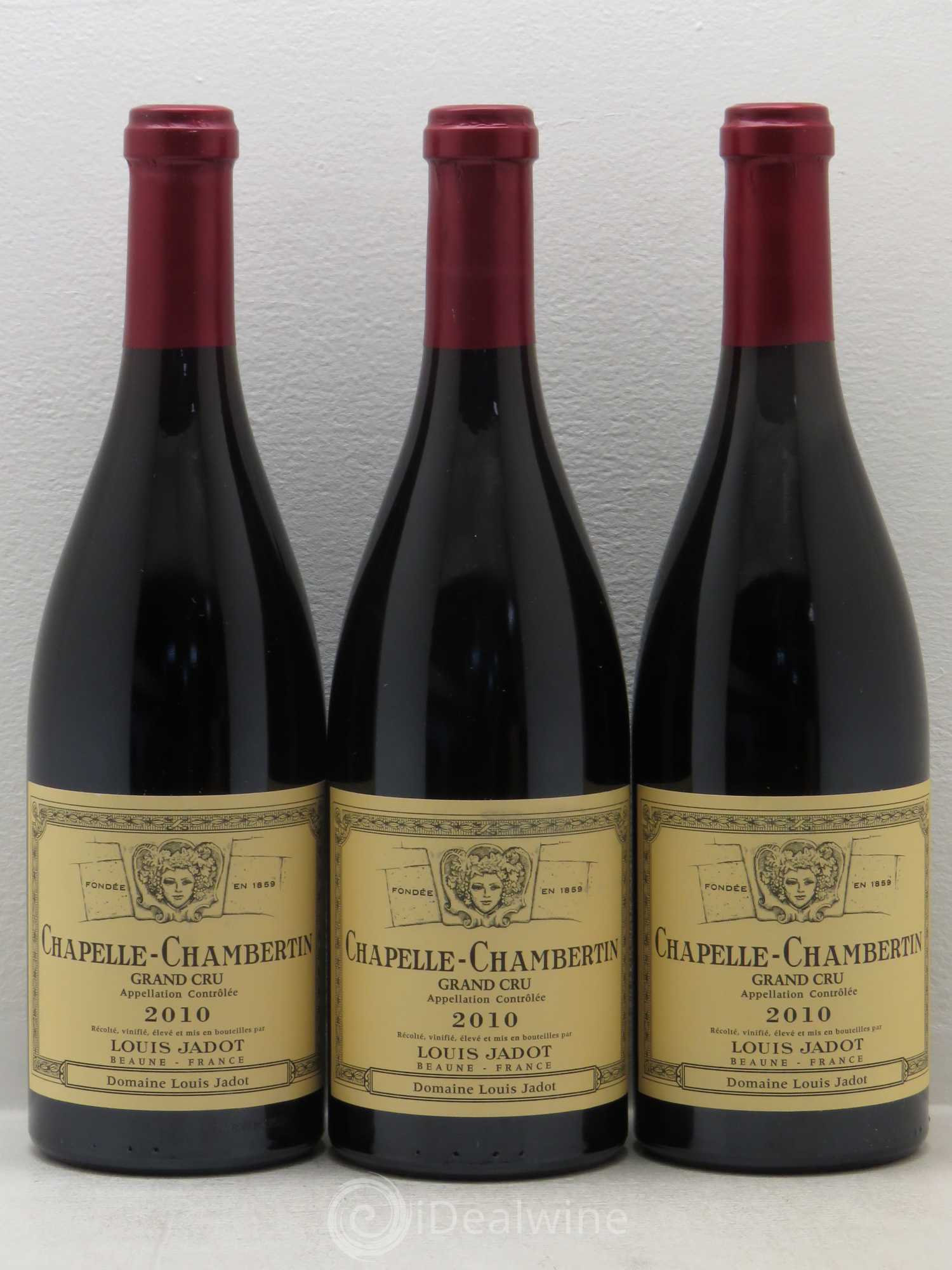 Chapelle-Chambertin Grand Cru Maison Louis Jadot 2010 - Lot de 3 bouteilles - 0