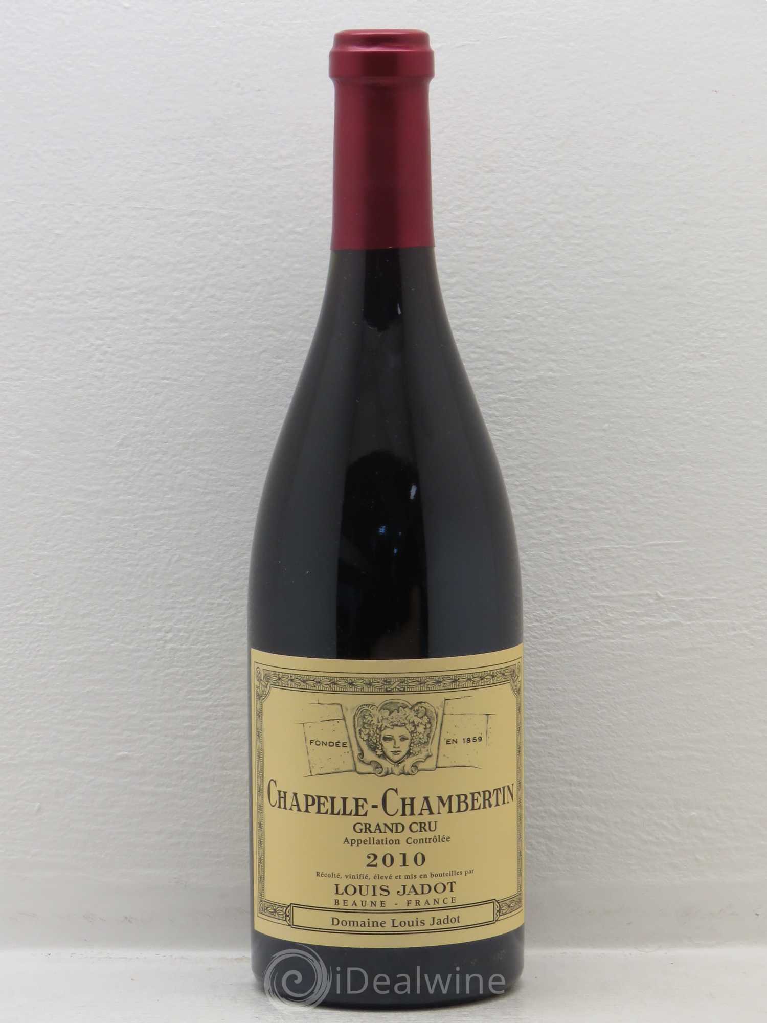 Chapelle-Chambertin Grand Cru Maison Louis Jadot 2010 - Lot de 1 bouteille - 0