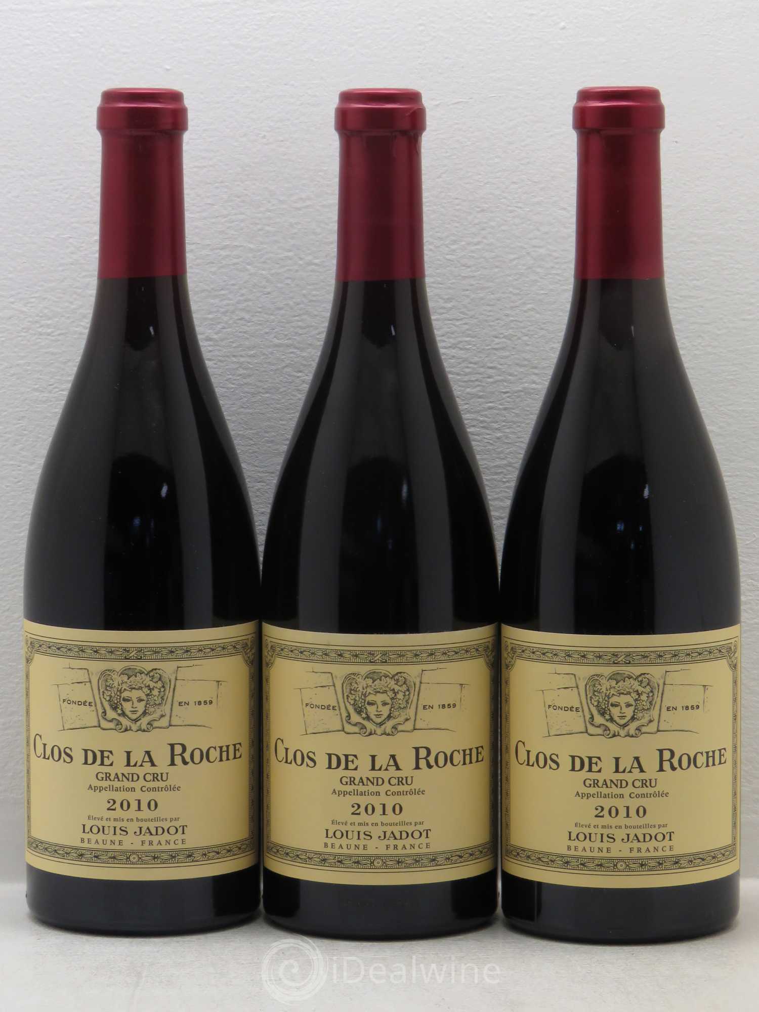 Clos de la Roche Grand Cru Maison Louis Jadot 2010 - Lot de 3 bouteilles - 0