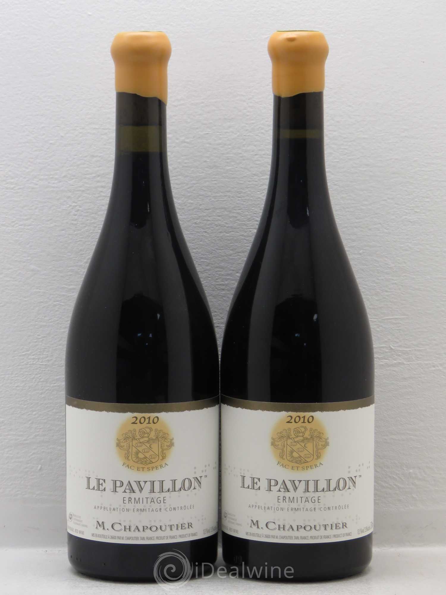 Hermitage Ermitage Le Pavillon Chapoutier 2010 - Lot de 2 bouteilles - 0