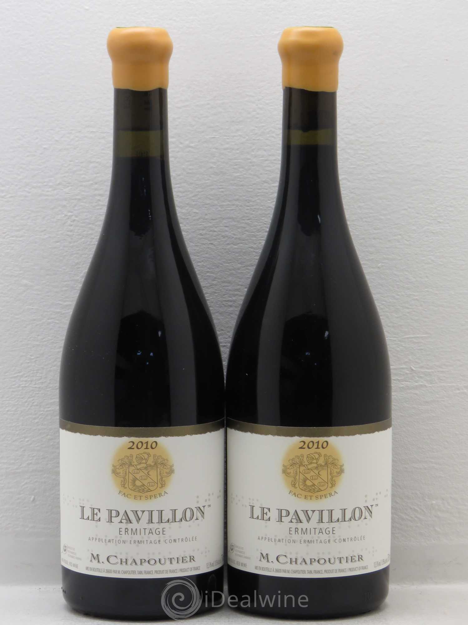Hermitage Ermitage Le Pavillon Chapoutier 2010 - Lot de 2 bouteilles - 0