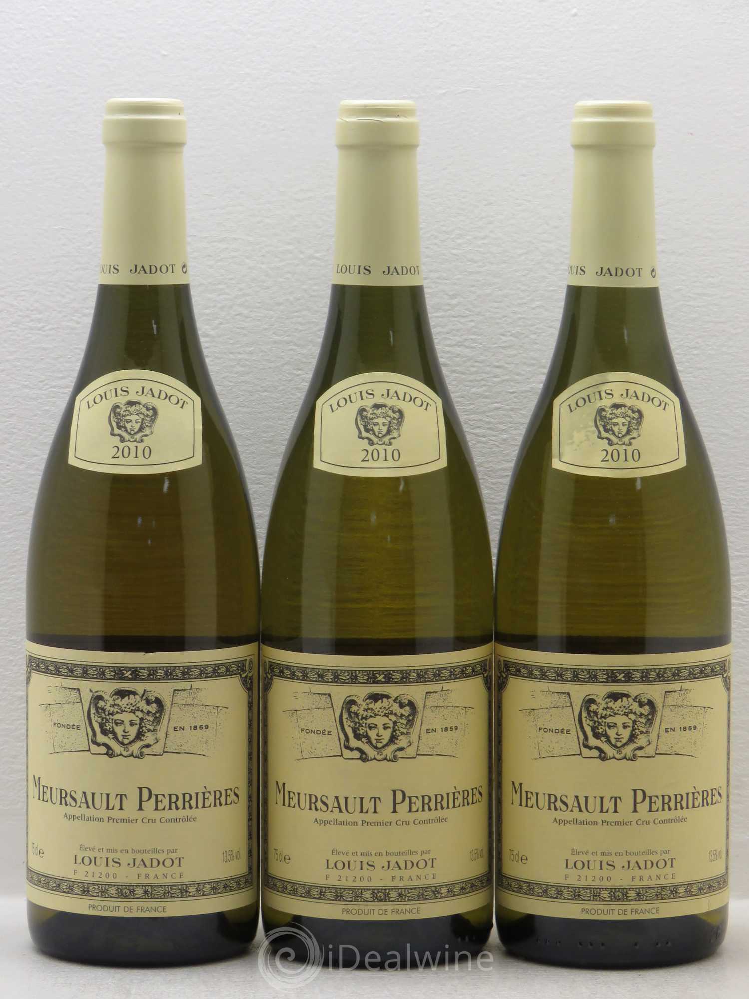 Meursault 1er Cru Perrières Domaine Louis Jadot 2010 - Lot de 3 bouteilles - 0
