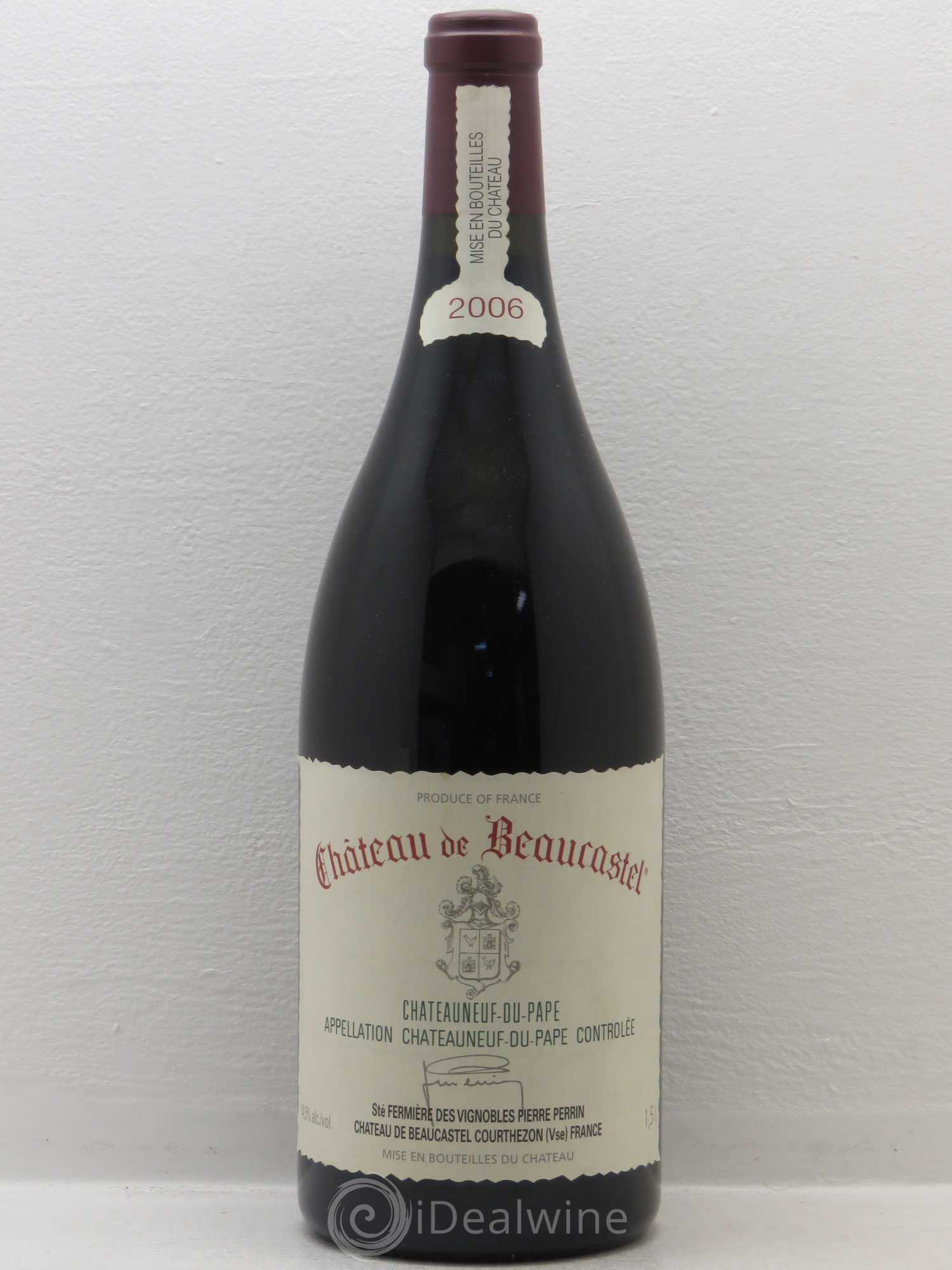 Châteauneuf-du-Pape Château de Beaucastel Famille Perrin 2006 - Posten von 1 Magnum - 0