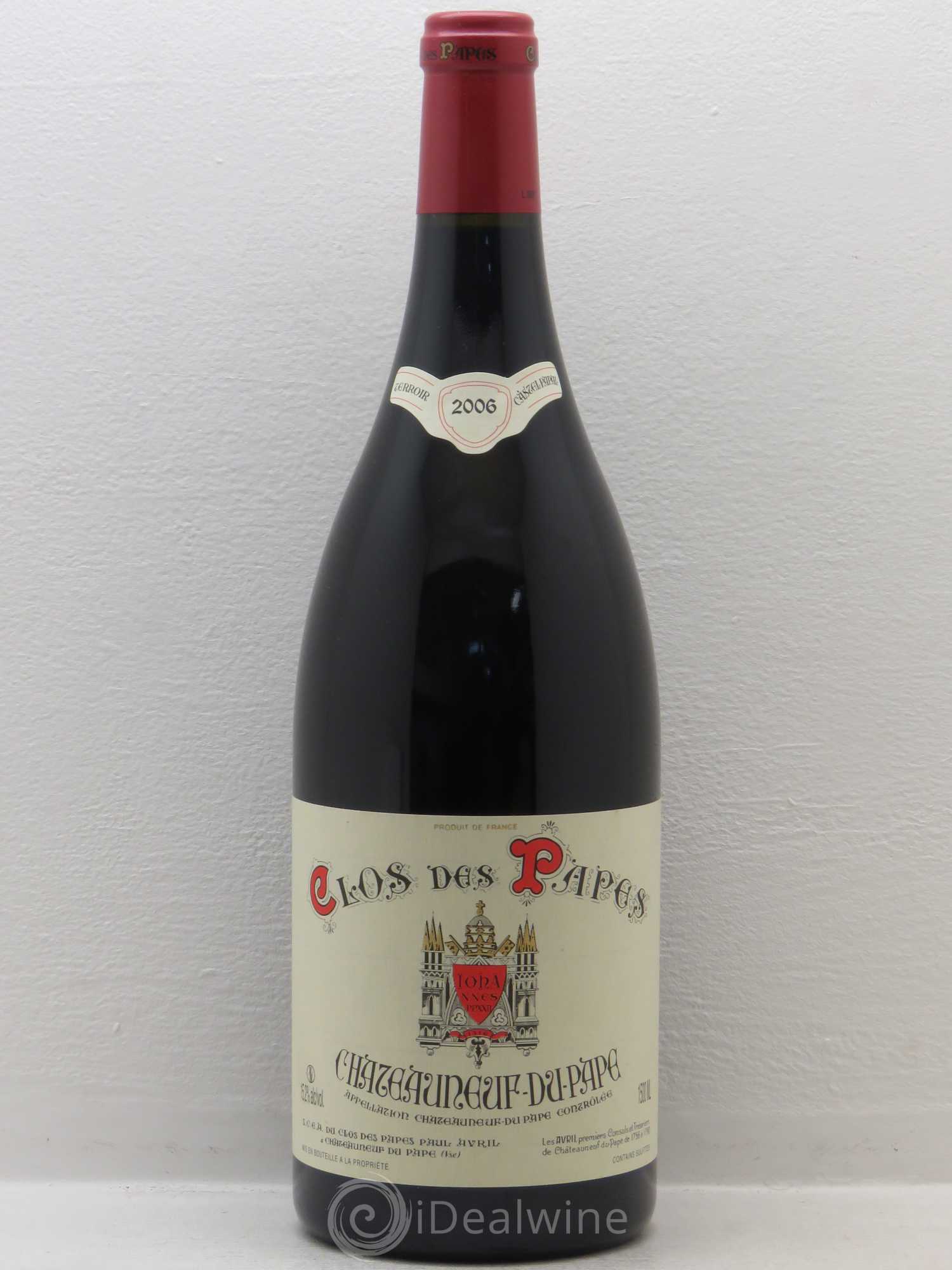 Châteauneuf-du-Pape Clos des Papes - Paul Avril 2006 - Lot de 1 magnum - 0