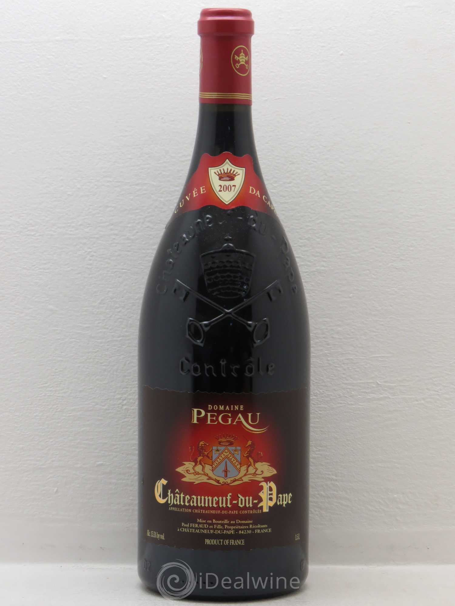 Châteauneuf-du-Pape Domaine du Pégau Cuvée Da Capo Paul et Laurence Féraud 2007 - Lot de 1 magnum - 0