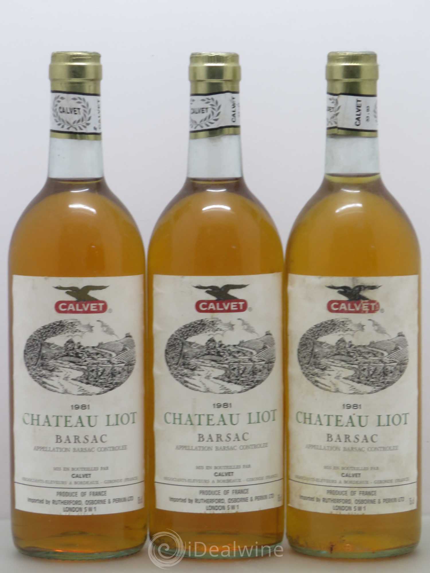 Château Liot (senza prezzo di riserva) 1981 - Lotto di 6 bottiglie - 2