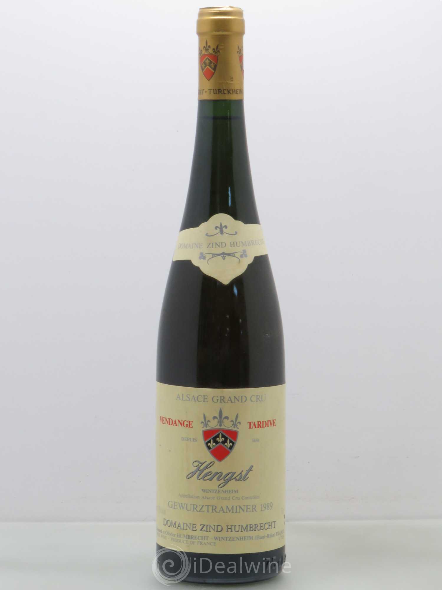 Alsace Gewurztraminer Vendanges Tardives Zind-Humbrecht (Domaine) 1989 - Lotto di 1 bottiglia - 0
