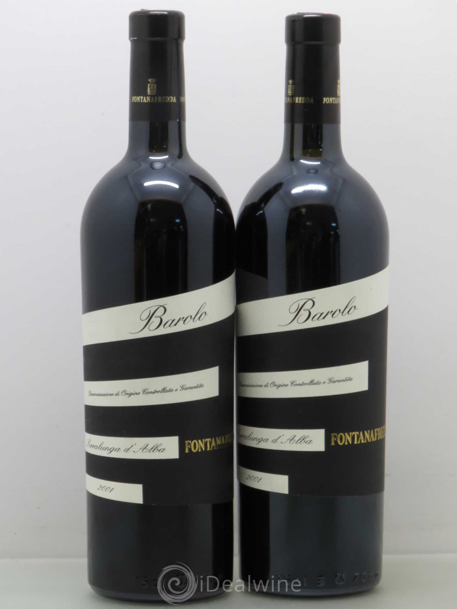 Barolo Fontana Fredda. Serralunga d alba 2001 - Posten von 2 Flaschen - 0