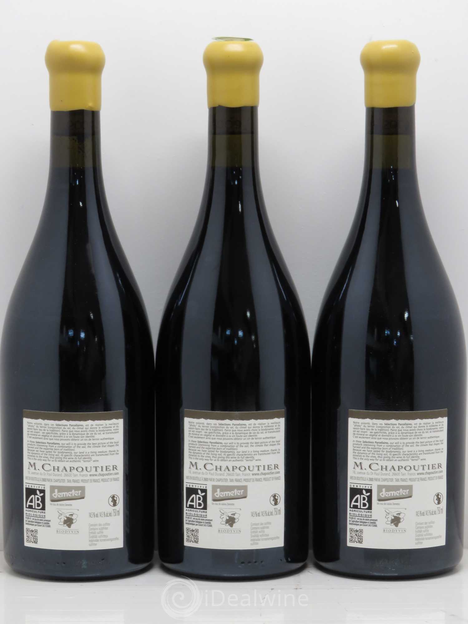 Hermitage Ermitage Le Pavillon Chapoutier 2009 - Lot de 3 bouteilles - 1