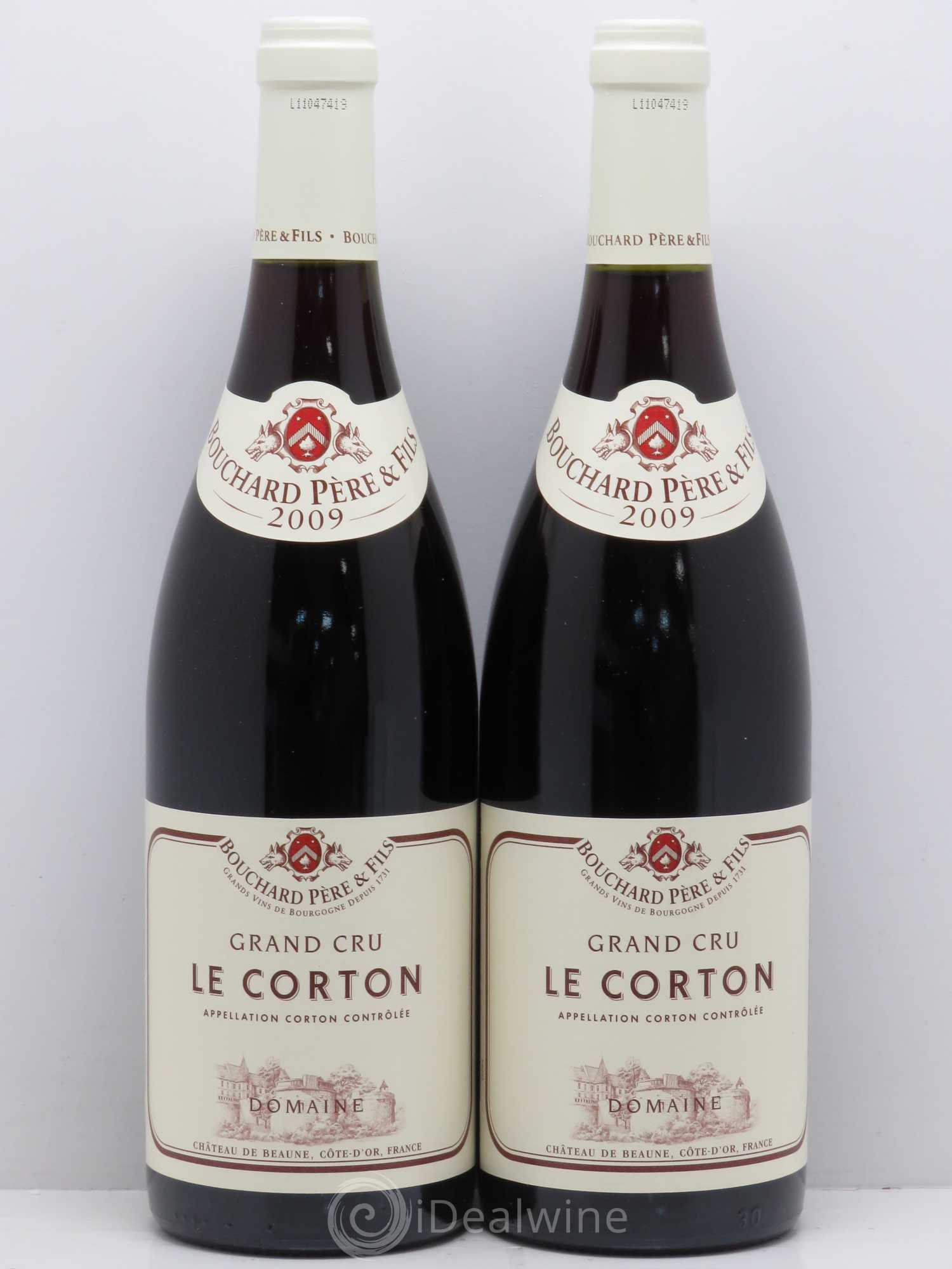 Corton Grand Cru Le Corton Bouchard Père & Fils 2009 - Lot de 2 bouteilles - 0